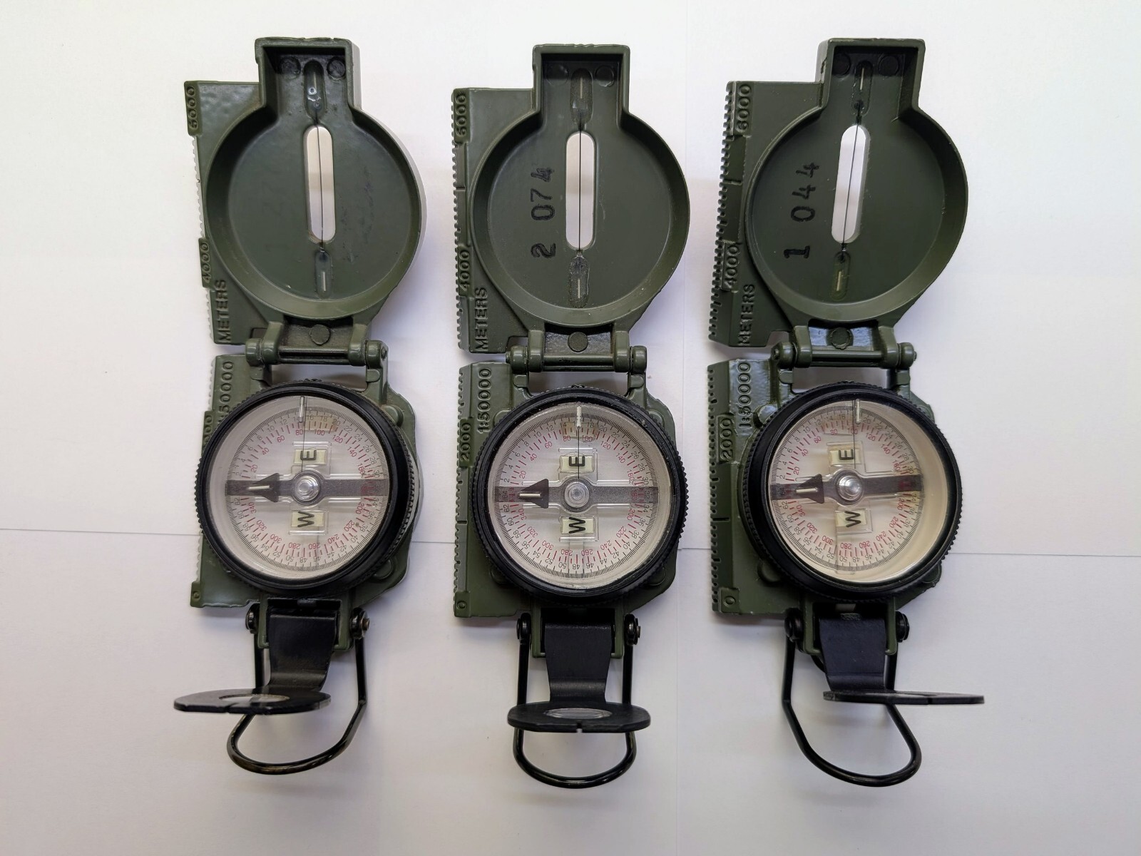 Used USGI Stocker & Yale Model SandY-183 3H Tritium Lensatic Compass