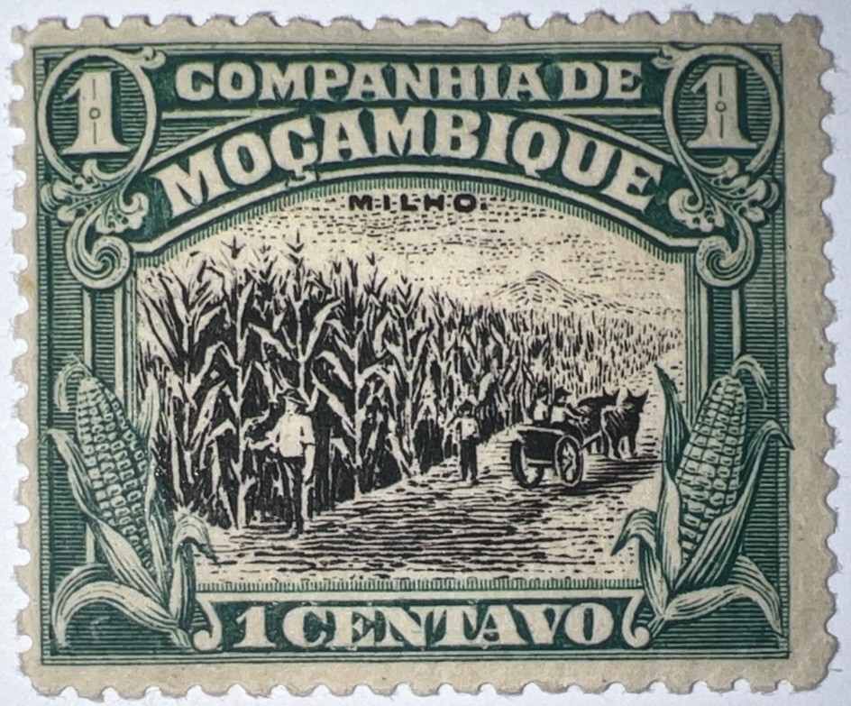 Travelstamps: Mozambique Company Stamps Sc# 111, 1 centavo, “Milho“ Mint MOGH