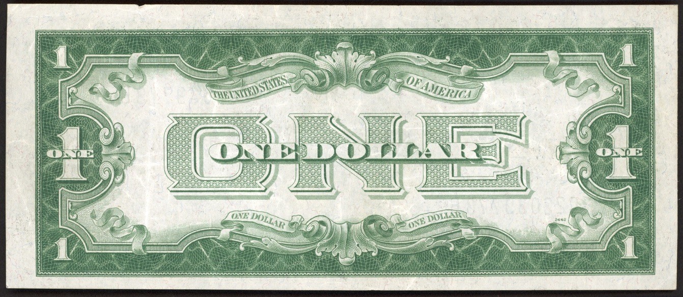 1928 A $1 One Dollar FUNNYBACK Silver Certificate Note Fr#1601