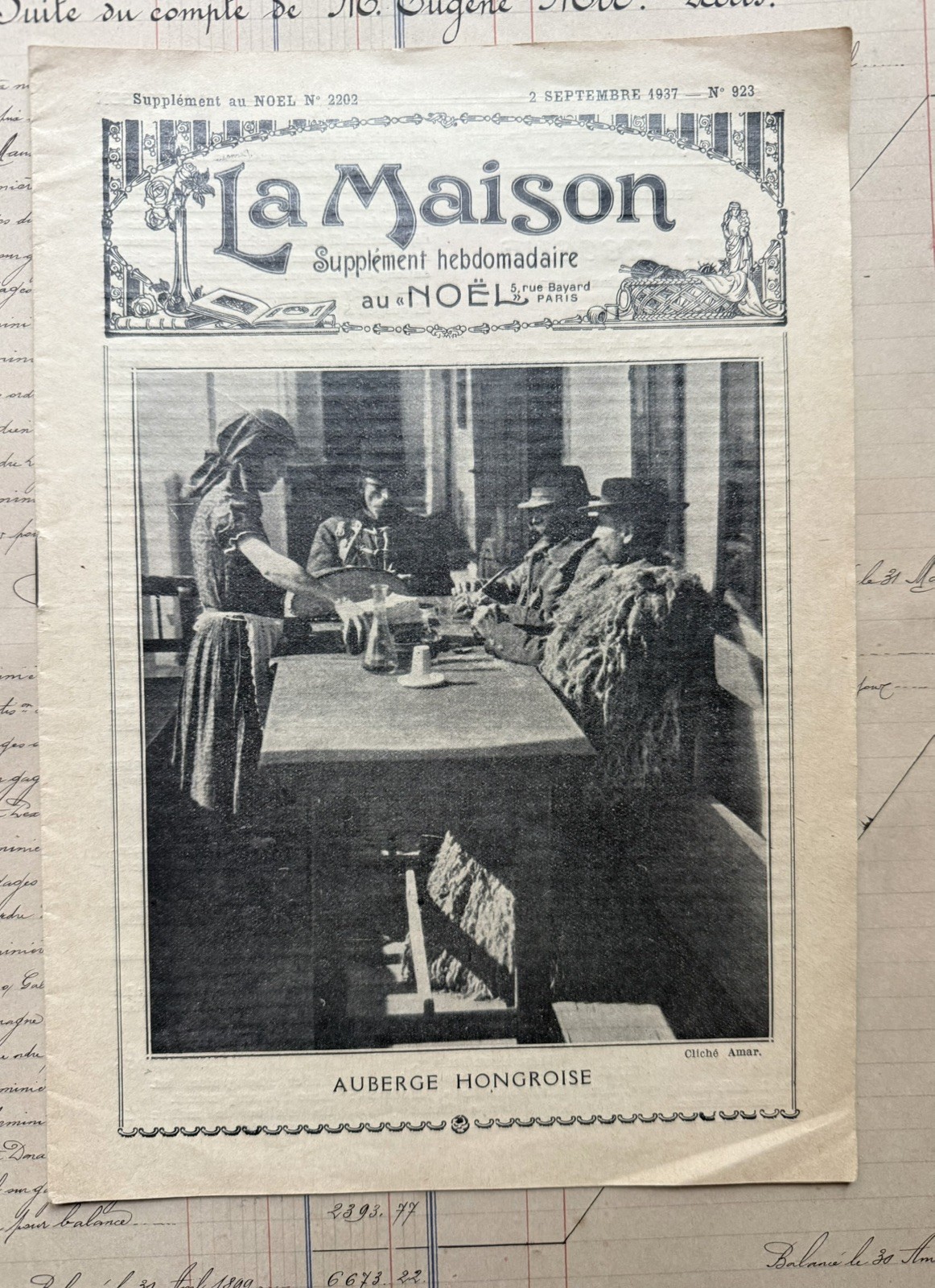 Large Lot Antique Vintage Authentic French Ephemera - Handwritten Letters Photos