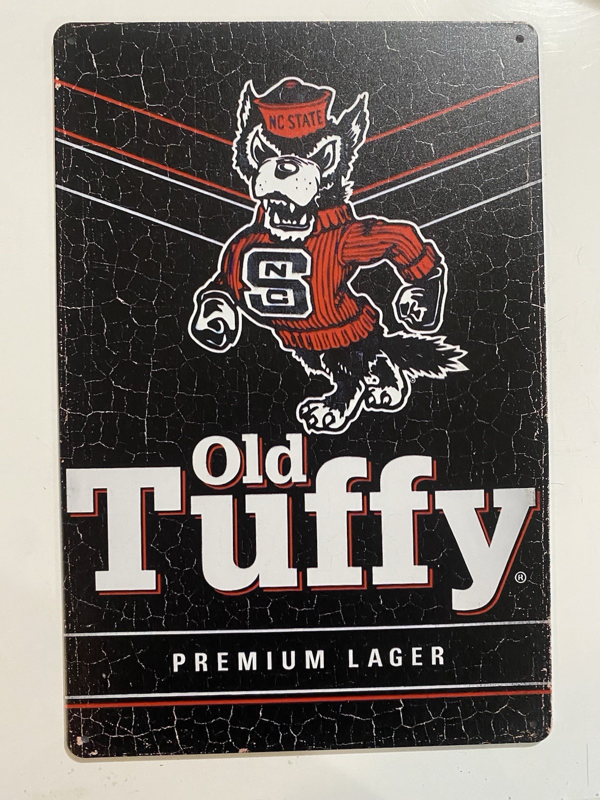 New Belgium Brewing NC State Wolfpack - Sign - Old Tuffy - North Carolina