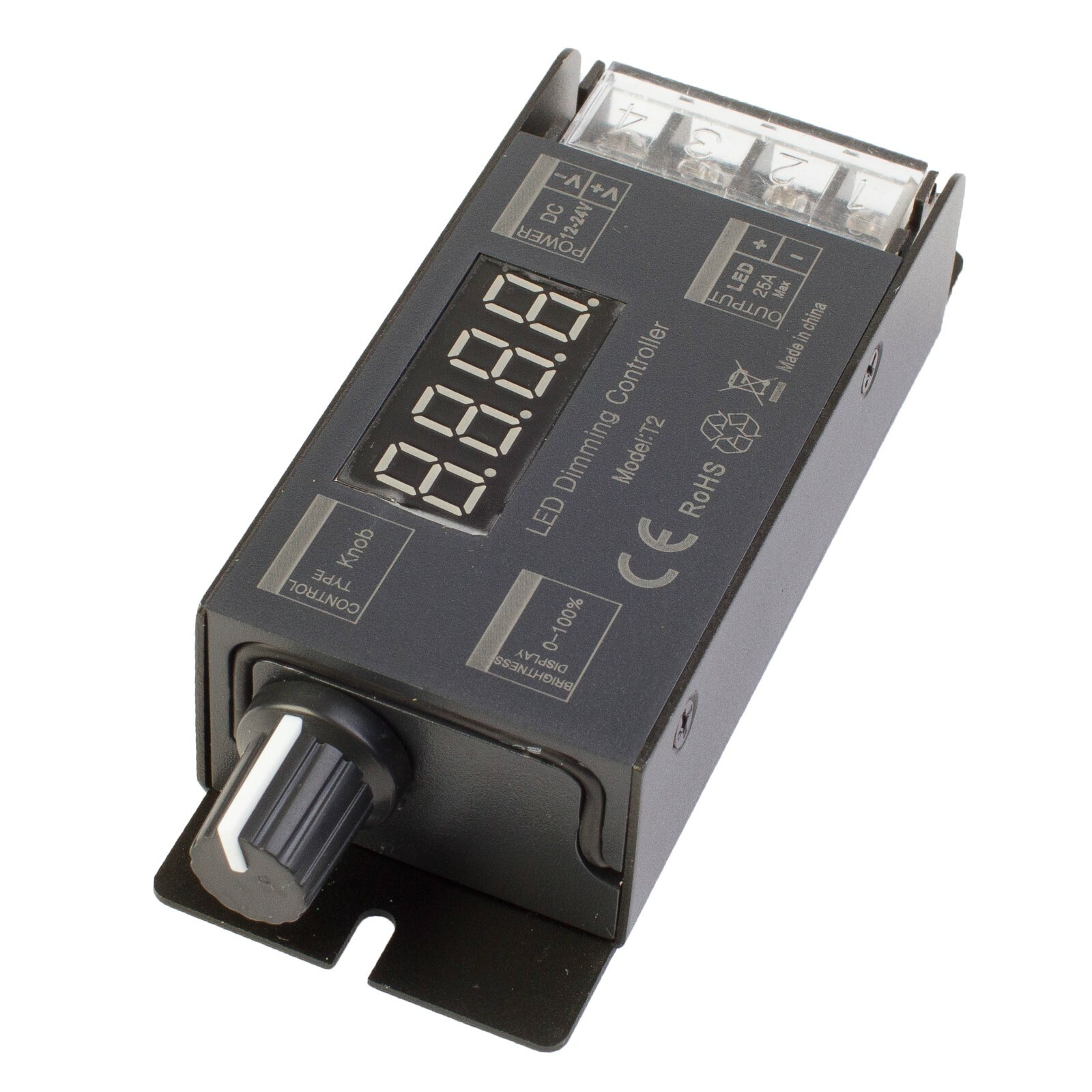 Heavy Duty LED Light Dimmer 300w with Manual knob for LED Strip Module Showcase