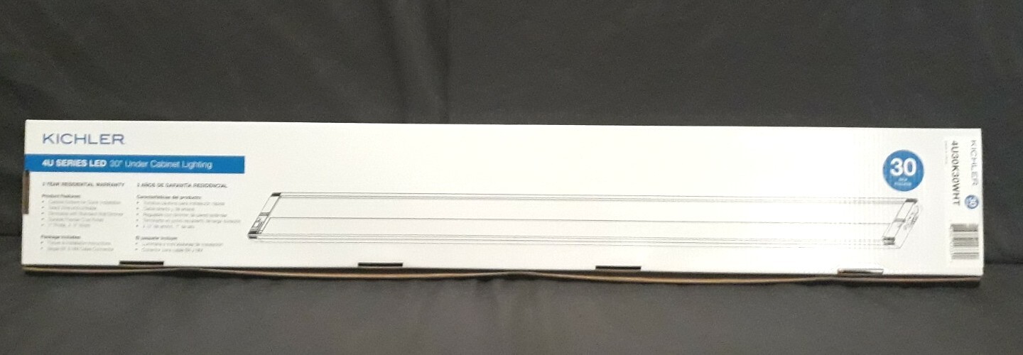 Kichler 4U Series LED 30" Under Cabinet Lighting 4U30K30WHT Indoor 3000K