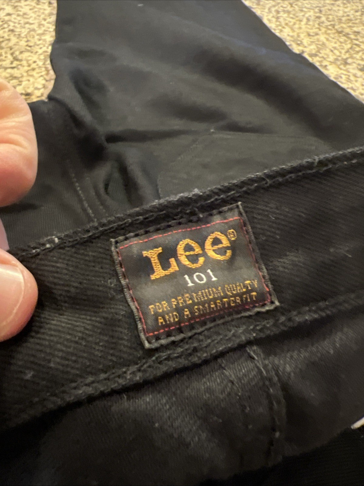 Lee 101z 29x32 Black Black Right hand Twill Blue Selvedge 13oz Japan Fabric