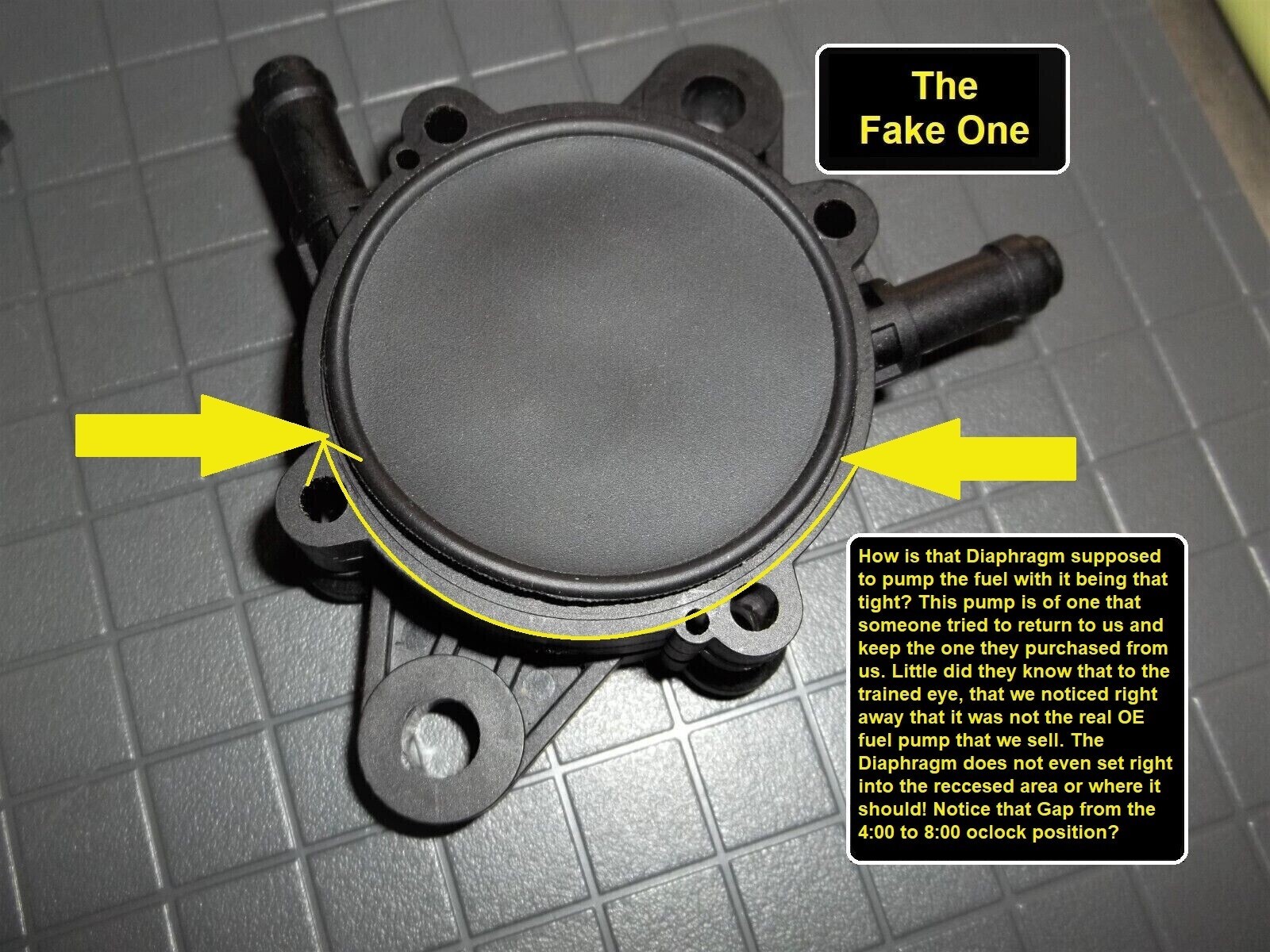 Fuel Pump for Kohler 7000 series fuel pump