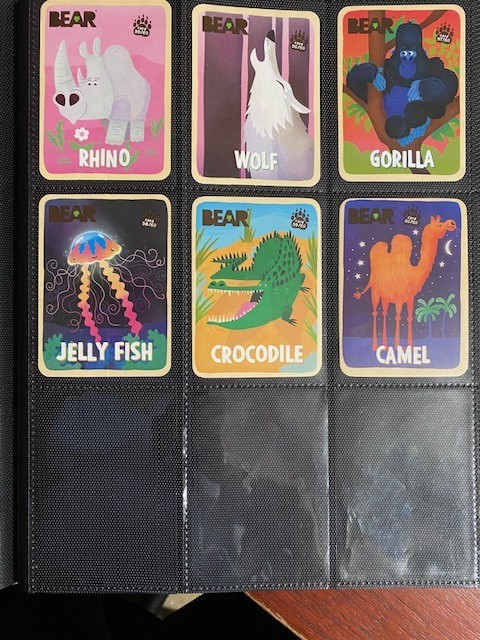 Bear Fruit Snack Animal Cards - Various animals - Complete Your Set!