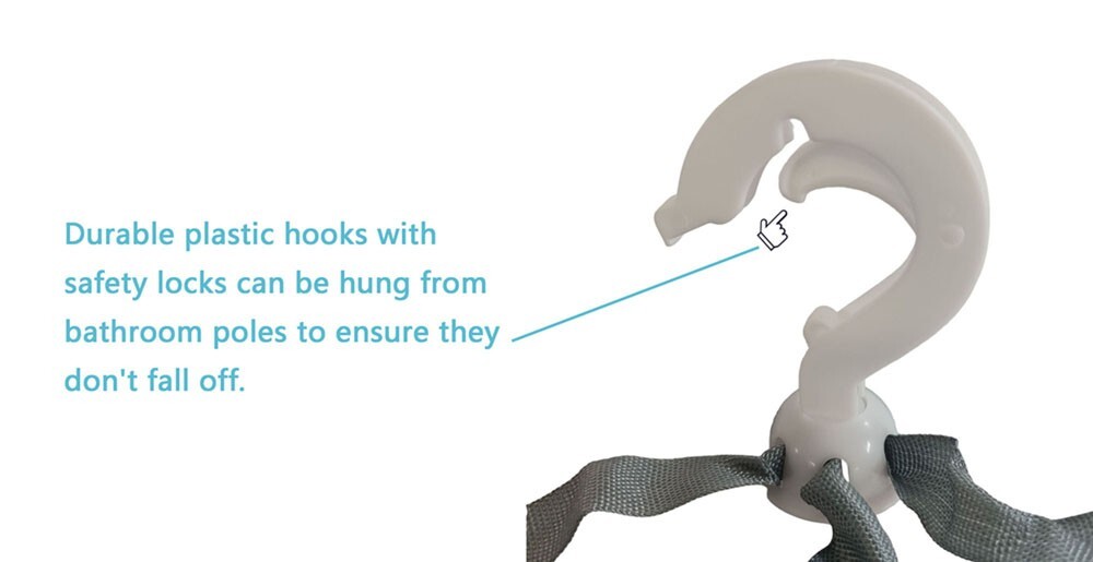 3-Tier Folded Mesh Clothes Hanging Dryer Sweater Drying Rack L Size 30 in