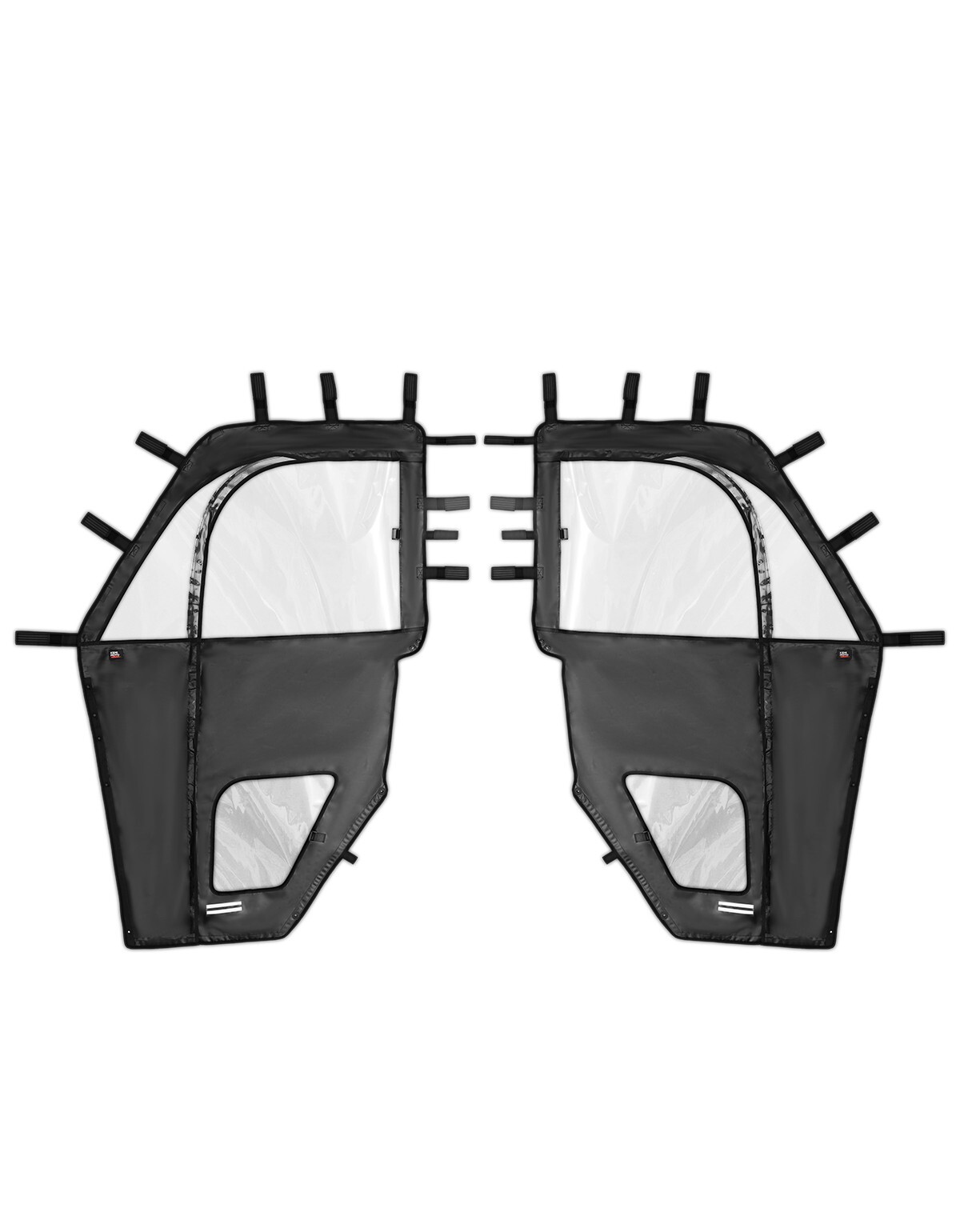 2PCS UTV Soft Cab Enclosure Upper Doors for Polaris Ranger XP 1000 2017-2025