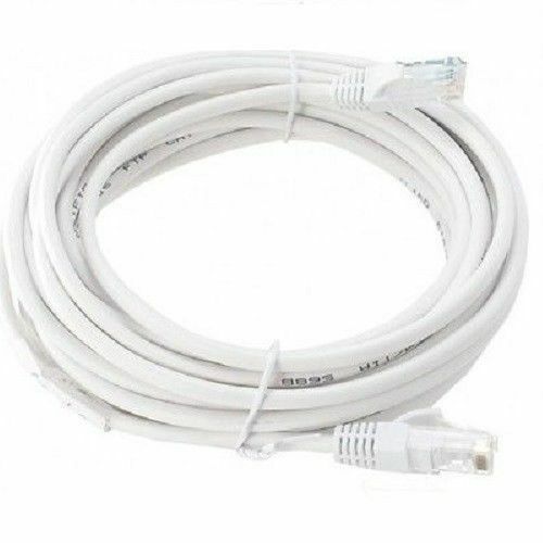 RJ45 Cat5e CAT5 Ethernet LAN Network Cable for PC PS XBox Internet Router White