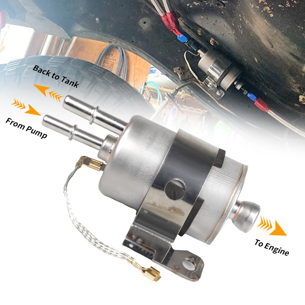 Walbro TI 255LPH Inline LS Swap High Pressure EFI Fuel Pump w/Install Kit GSL392