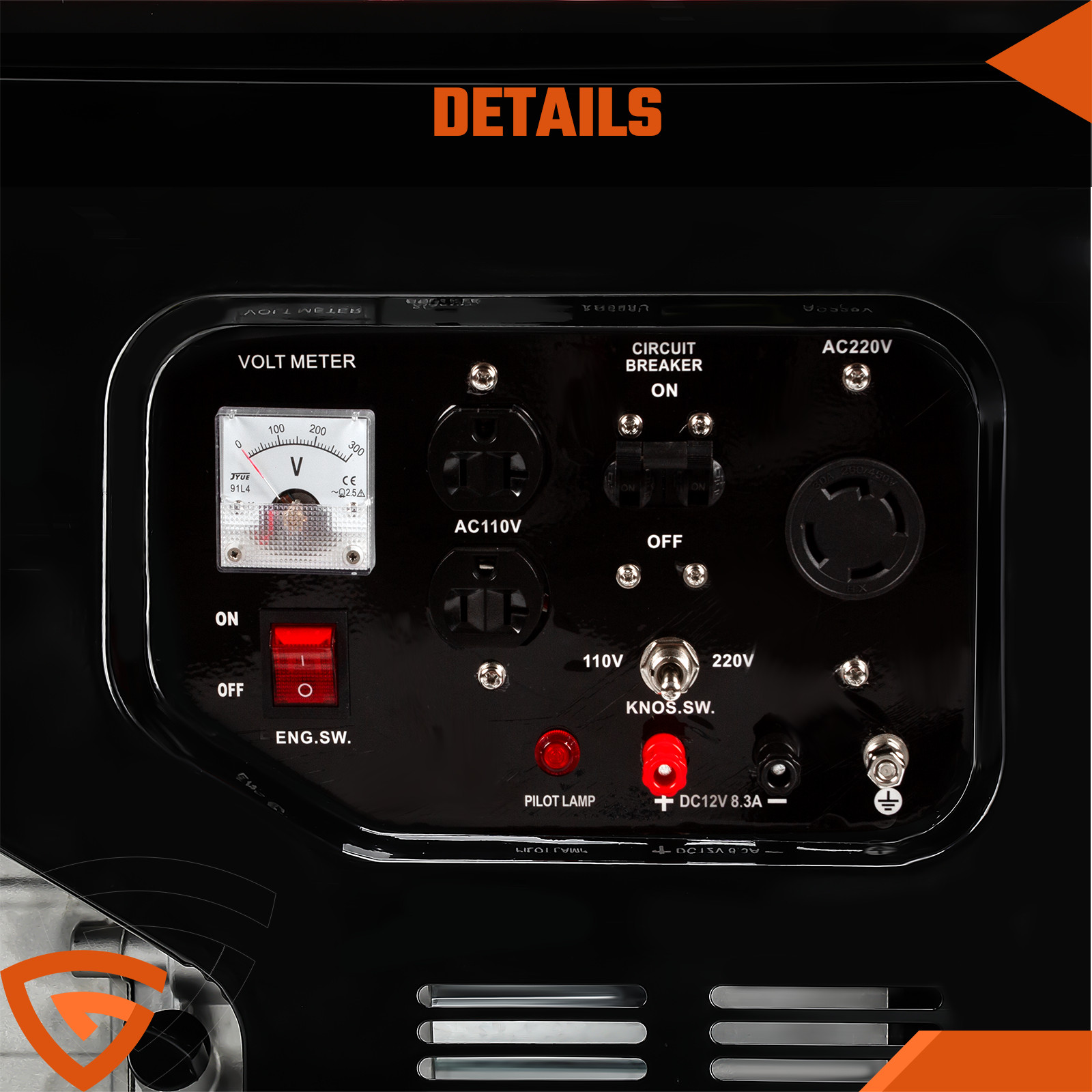 3000W Portable Inverter Generator Gas Powered Quiet For Home Backup Construction