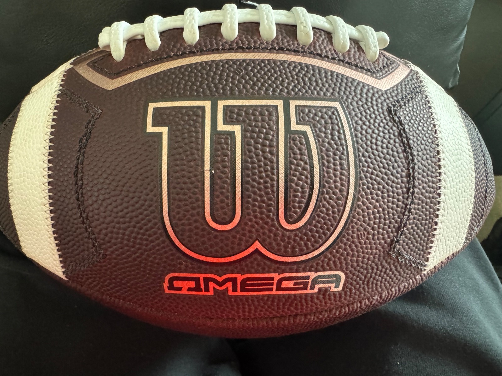 Wilson Omega Official Game Football - Leather Brand New NCAA NFHS