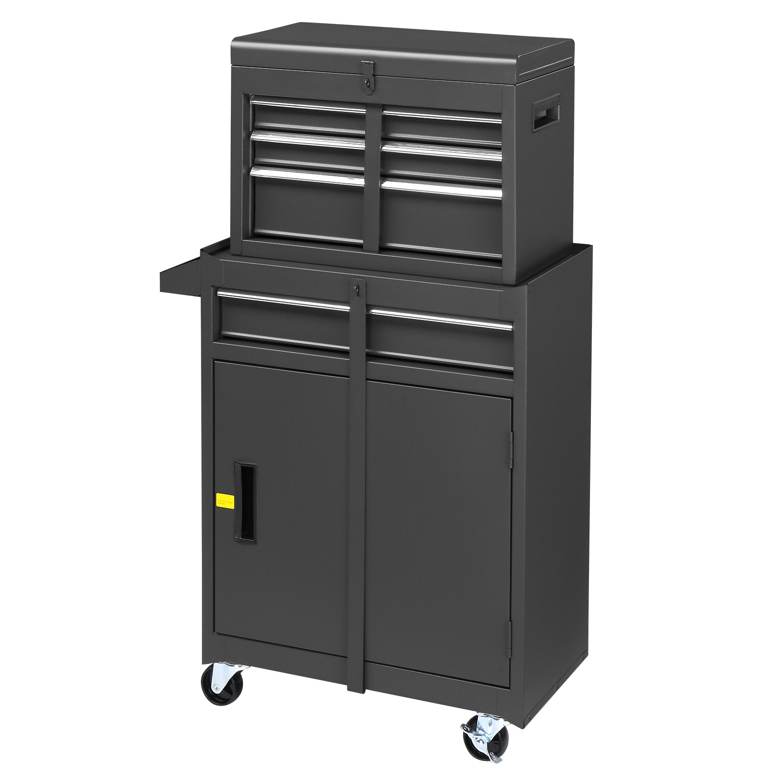 Rolling Tool Chest Tool Organizer Box with Lockable Wheels & Detachable Top NEW