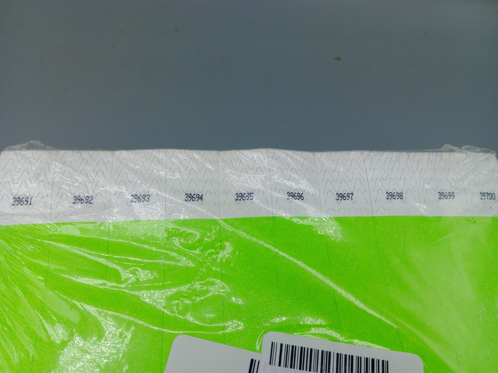 1,000 Count Wristbands for Events, Tyvek Material, Security Bracelets