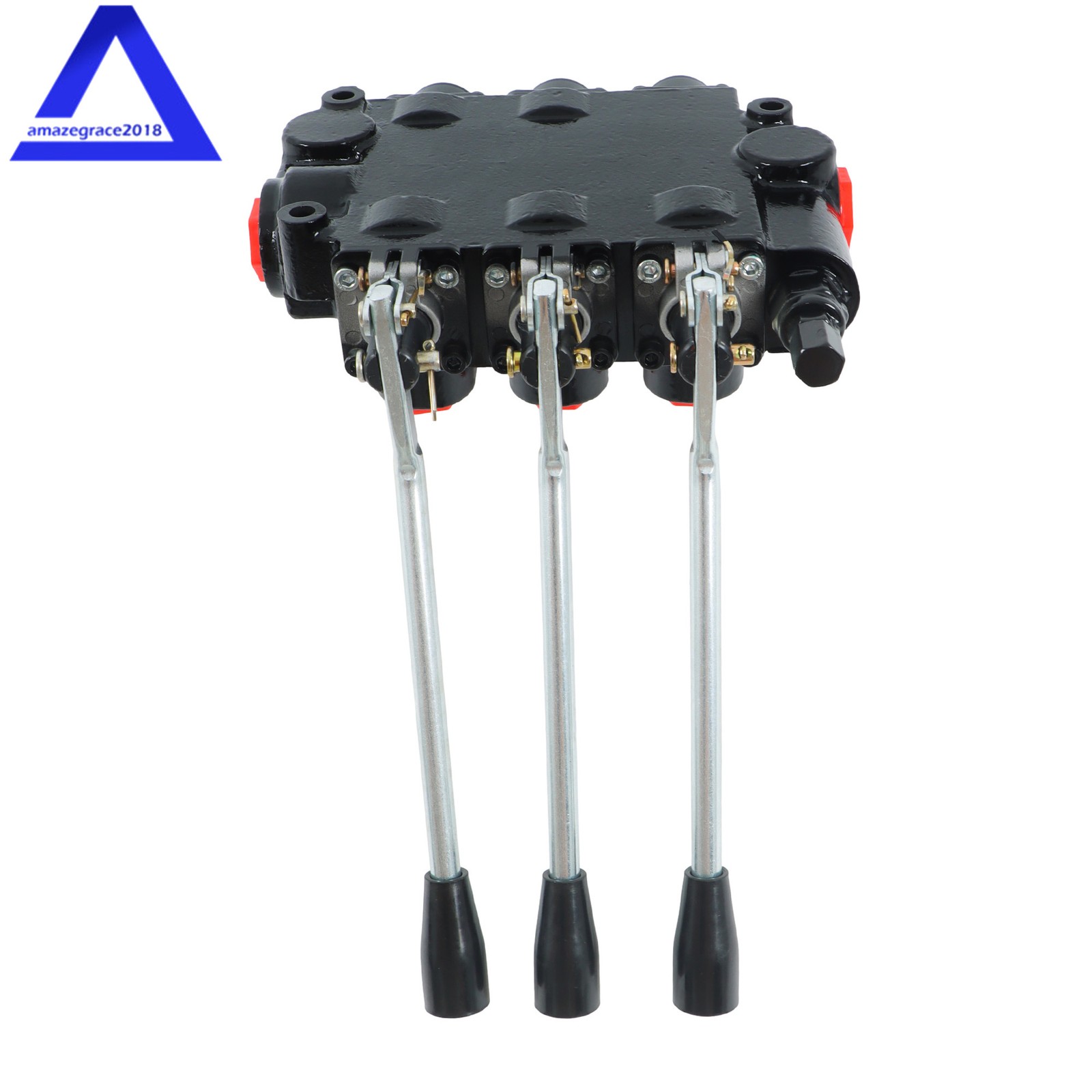 3 Spool 25 GPM RD532CCCAAA5A4B1 Double Acting Hydraulic Valve In/Out 3/4" NPT