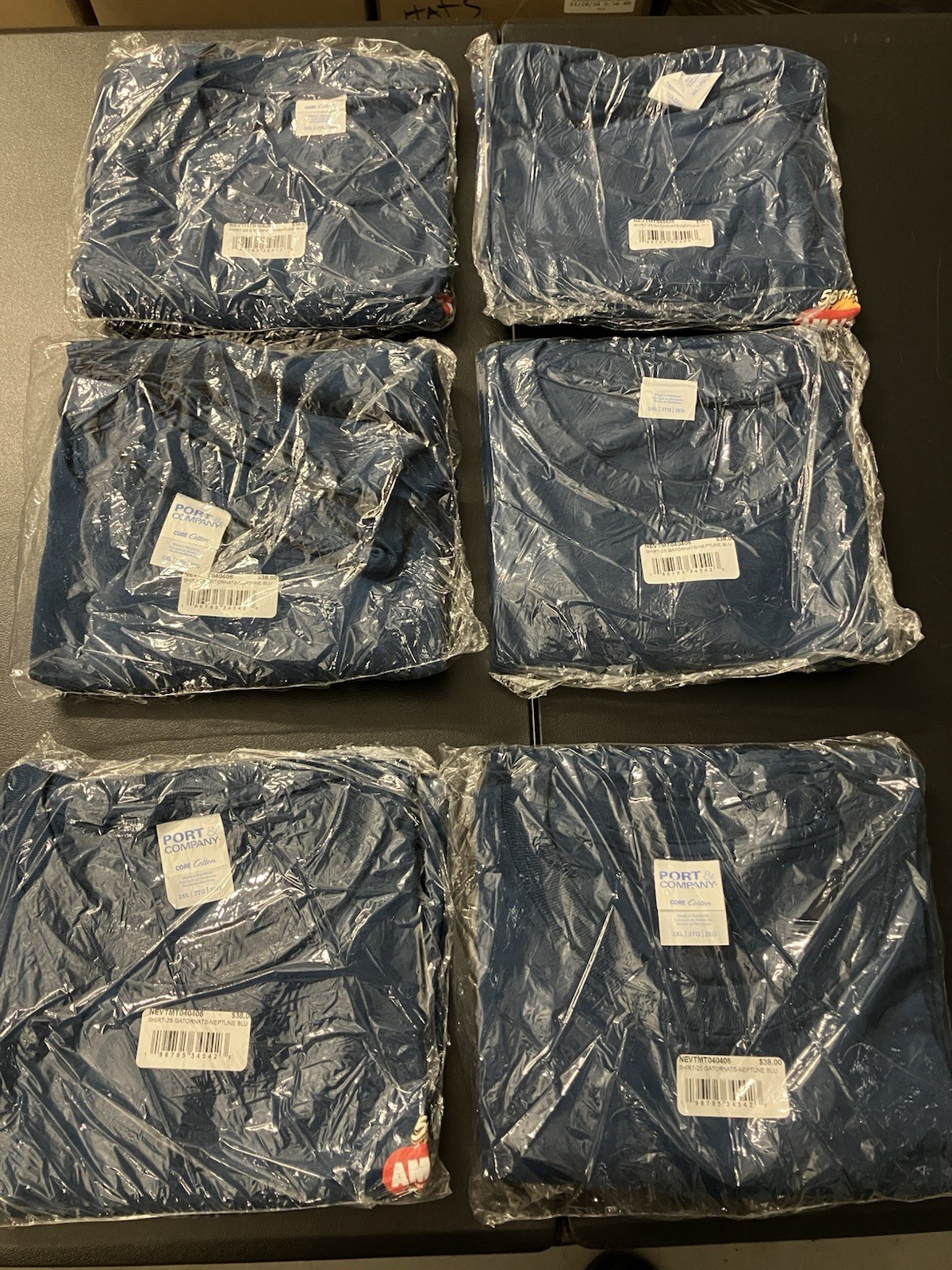 LOT OF 6 NHRA DRAG RACING OFFICAL 2025 GATOR NATIONAL EVENT SHIRTS blue SIZE 2X