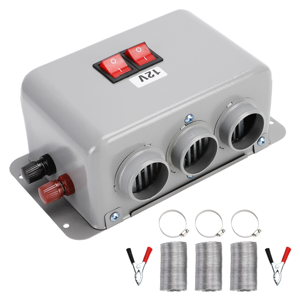 3 Hole 12V 800W Electric Car Heater Heating Fan Defogger Defroster Demister