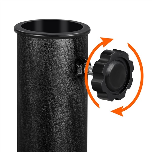 Round Patio Umbrella Base 30lbs 1.5″/1.9″ Outdoor Living Heavy Duty