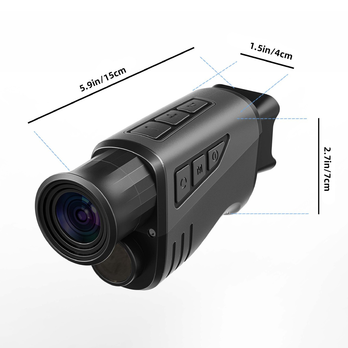 1080P Night Vision Monocular Digital Infrared Monocular Telescope 12MP 16X Zoom