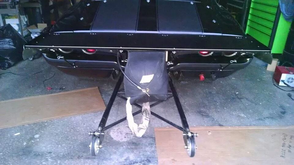 Chevy Camaro 70/73 Pro Racing Wing Black