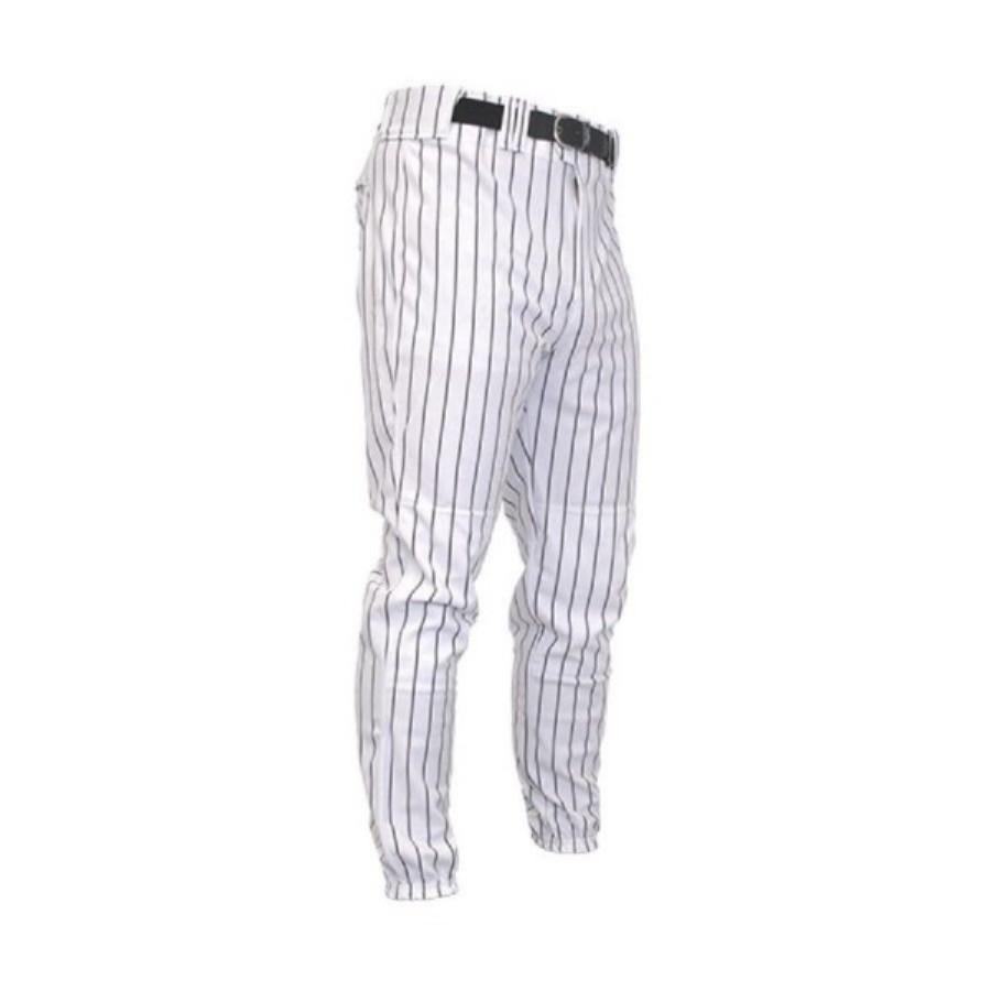 Rawlings RBBP95 White/Black Pinstripe Baseball Pant Adult