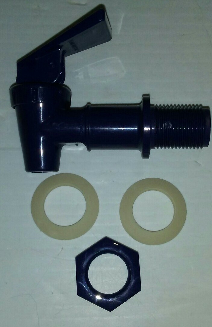 TOMLINSON SPIGOT 1018851, 3-PACK, WATER CROCK, FAUCET VALVE, BLUE, FREE SHIP