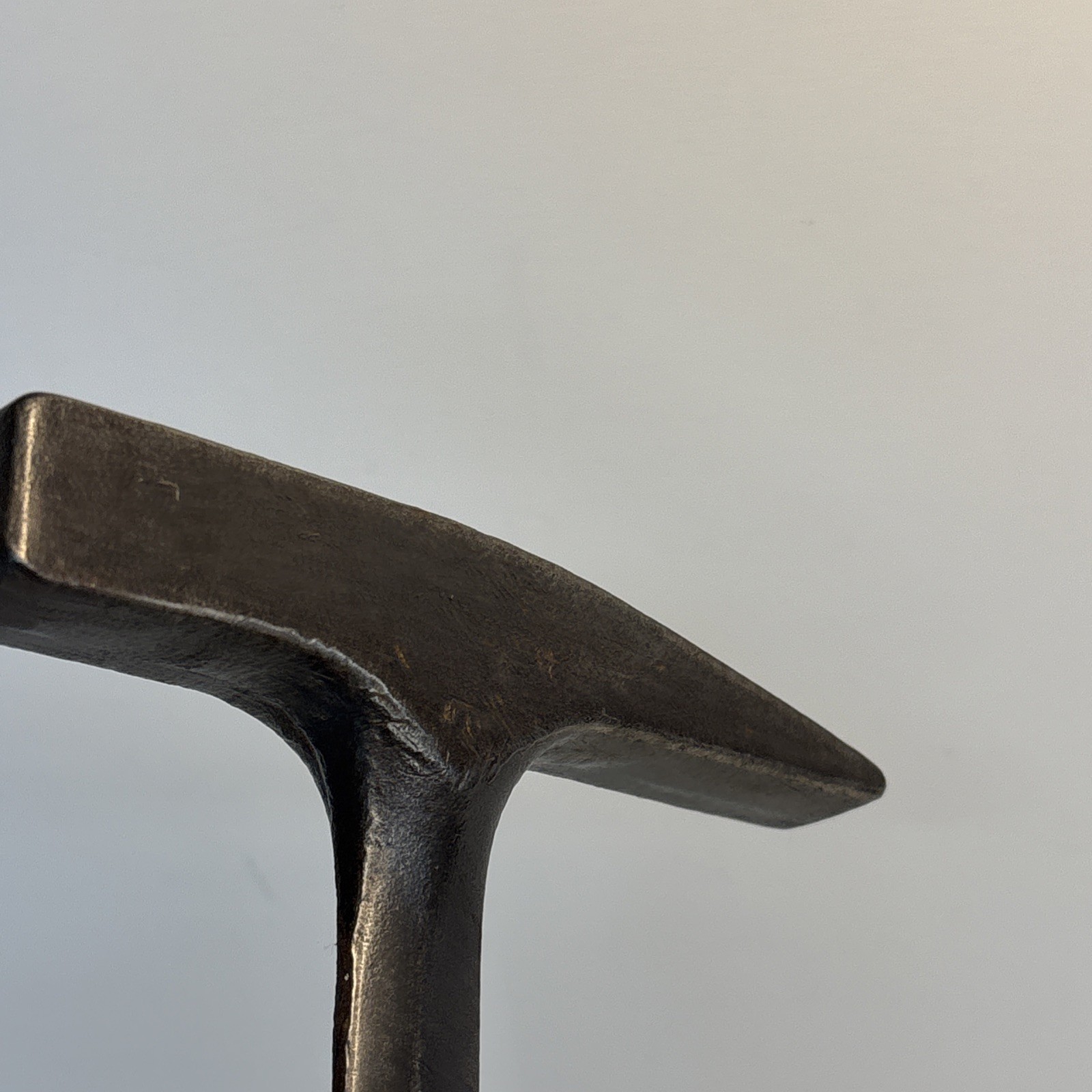 Vintage Malco Sheet Metal Setting Hammer 18 oz Leather Handle USA