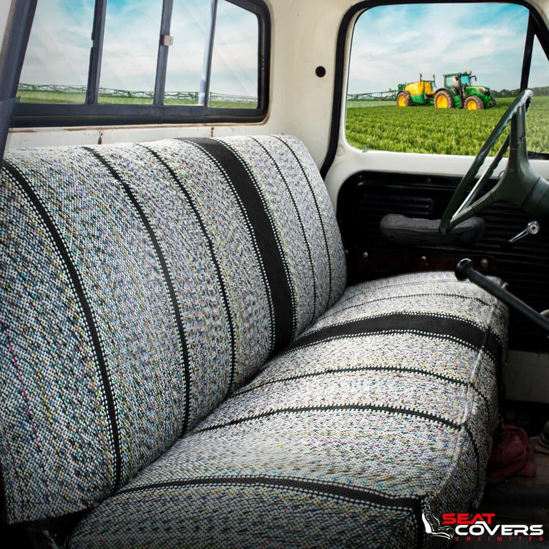 Universal Saddleblanket Seat Cover for Truck and Car Bench Seats VARIOUS COLORS