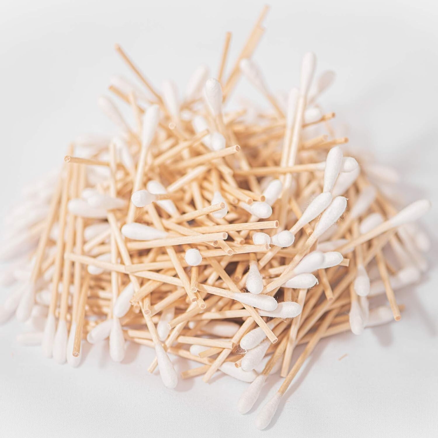 1000Pcs Cotton Swabs Wooden Handle Sticks 3 " Q-Tips Medical Use Supply