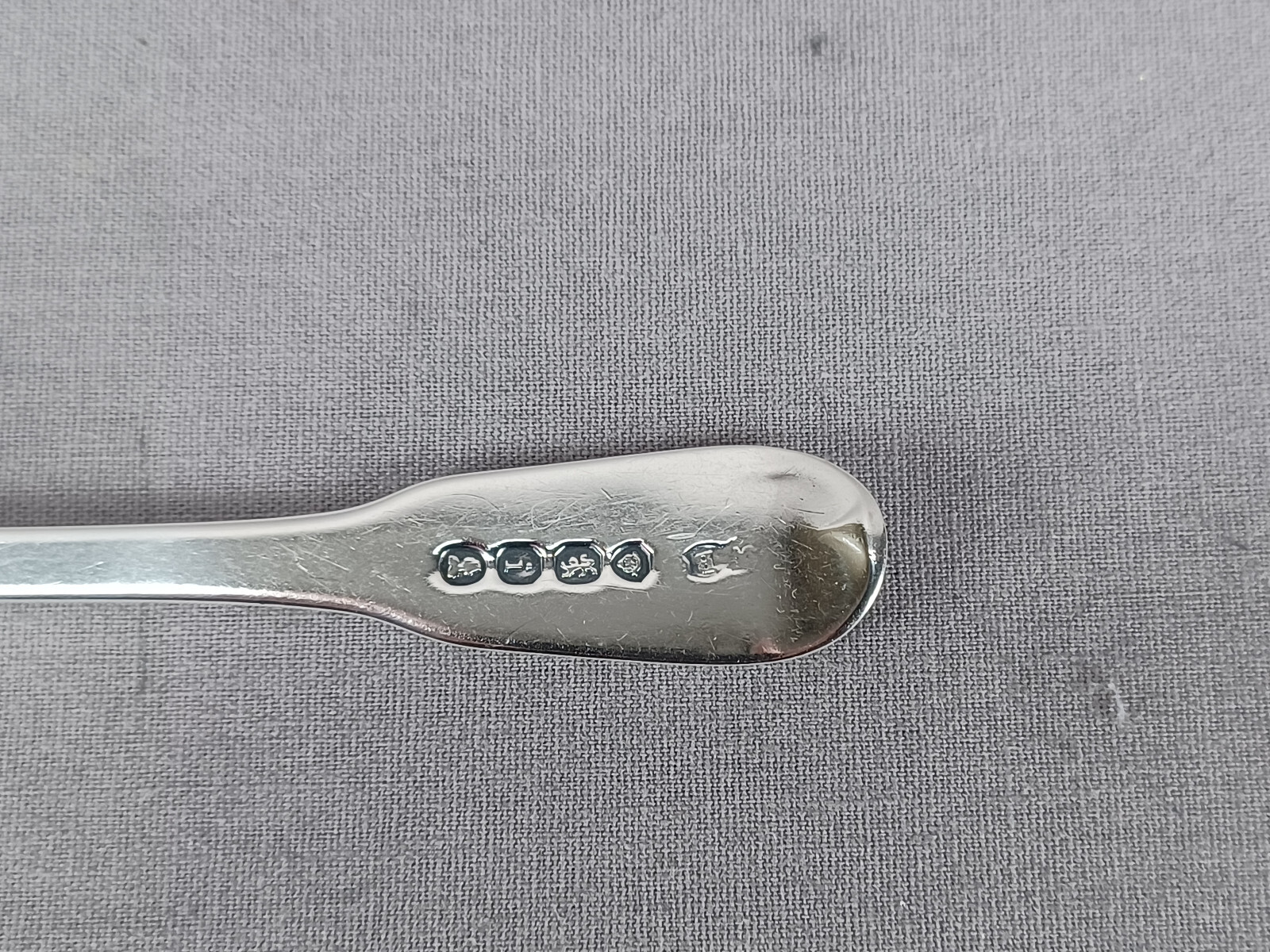 William Bateman I London Armorial Crest Sterling Silver Spoon C. 1824