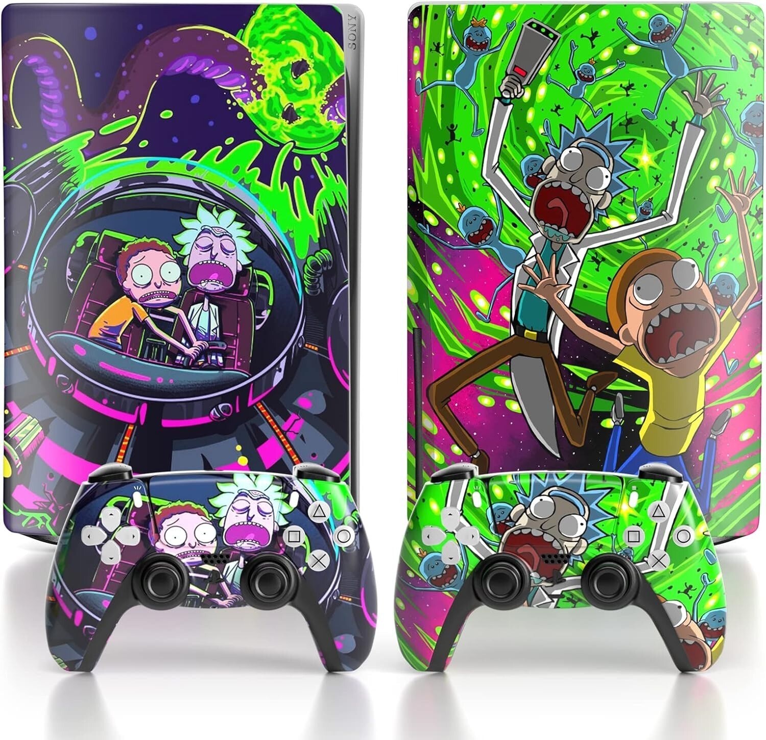 For PS5 Disc Edition Skin Vinyl Sticker Anime Playstation 5 Controller & Console