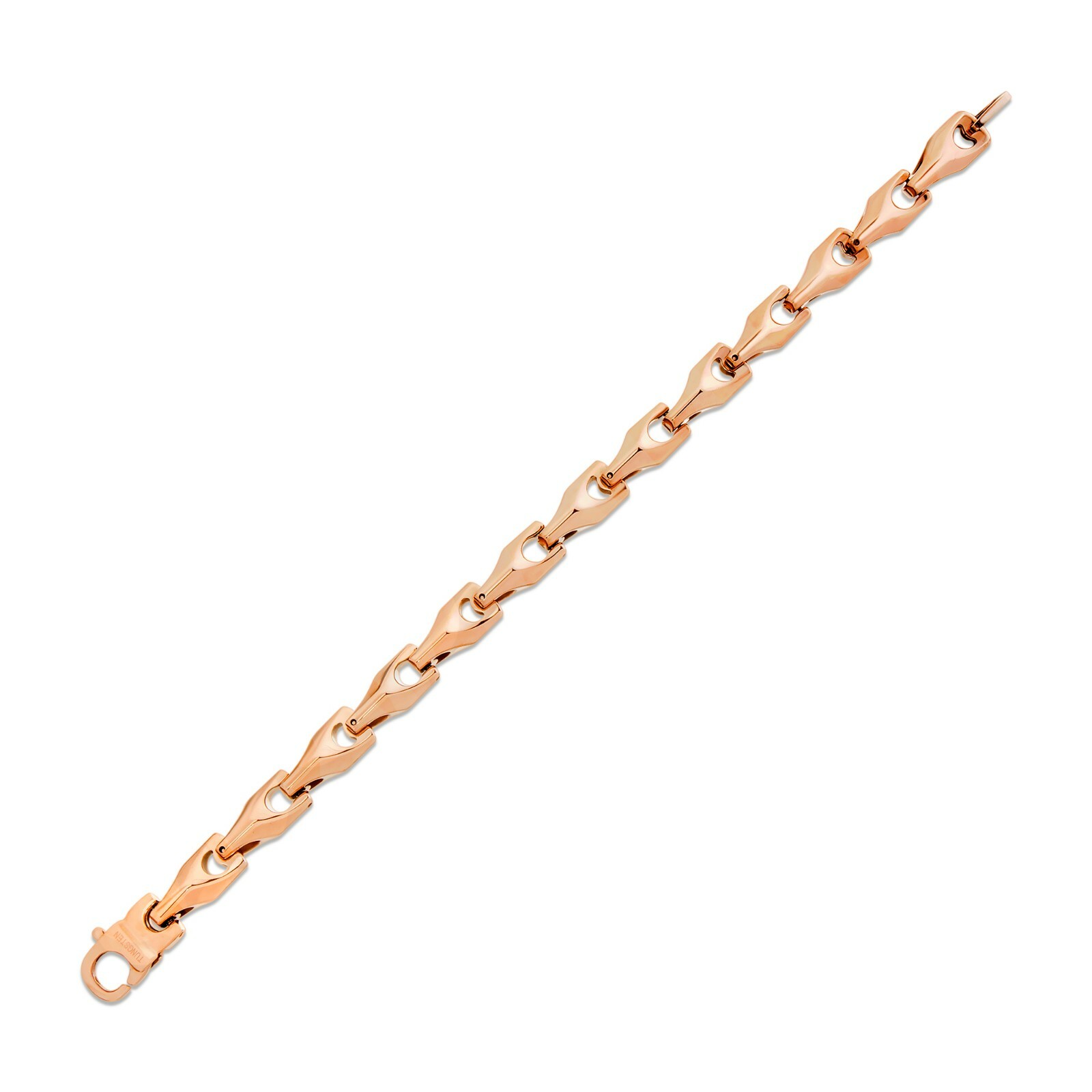 HEAVY BIKER TUNGSTEN CARBIDE MEN'S BRACELET ROSE GOLD (TUC 001) - FREE SHIPPING!