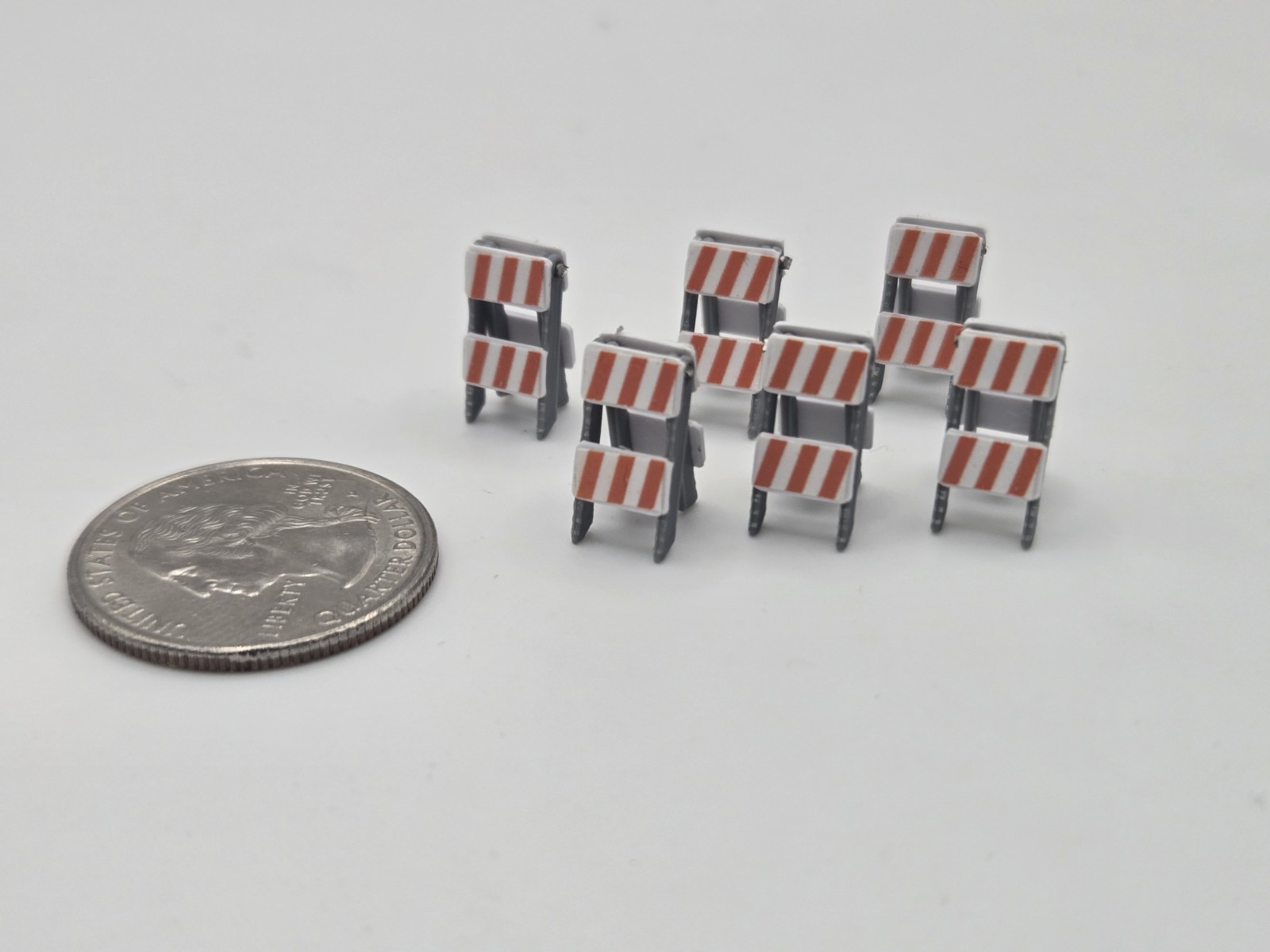 1/87 Scale Folding Type II Barricades *6 Pack*