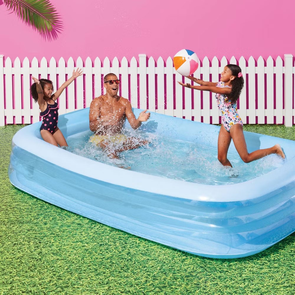 Sun Squad Inflatable Pool Above Ground Kids Outdoor Ages 6+ 6' x