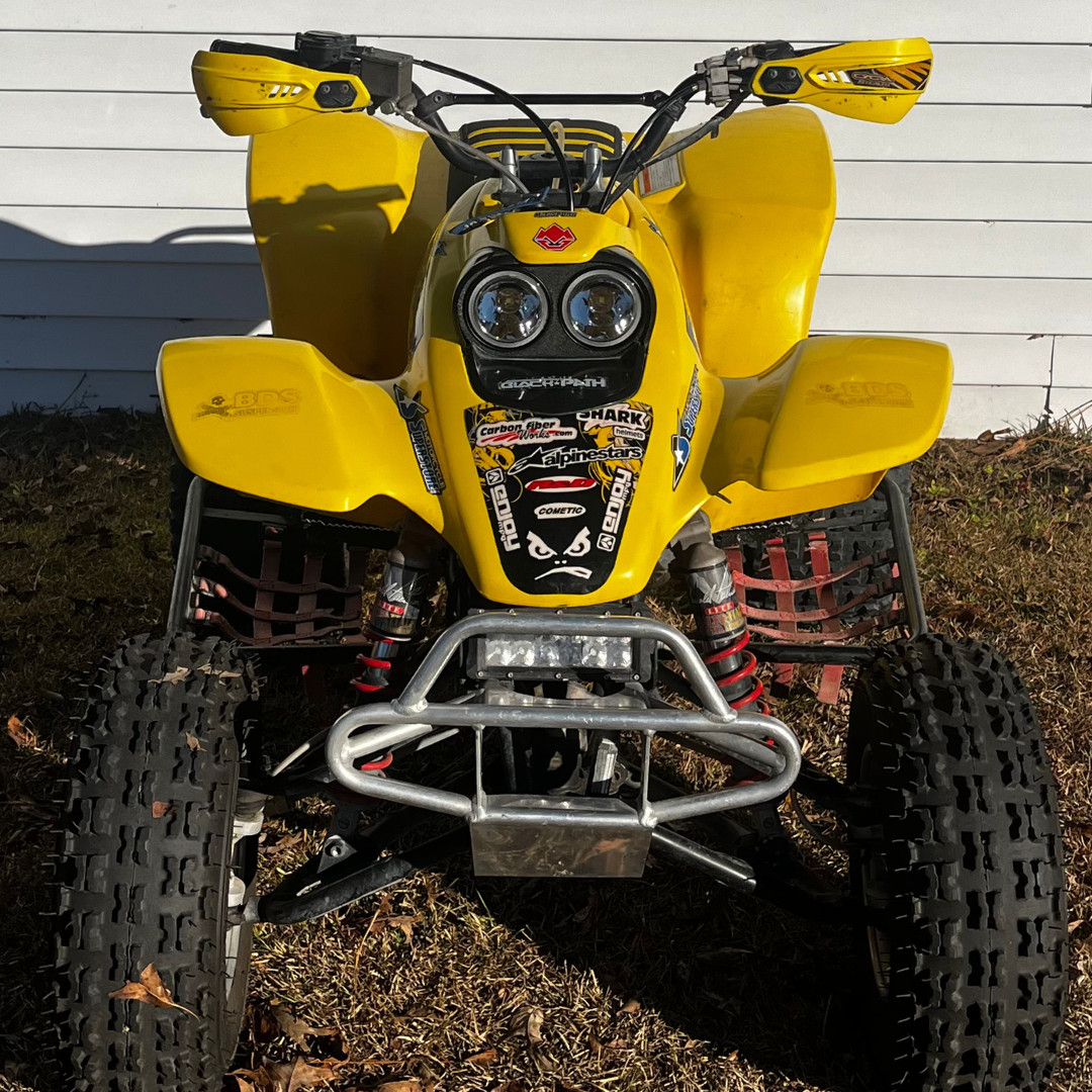 Honda 400ex Headlight Assembly: Aftermarket LED Pod light Headlight Assembly