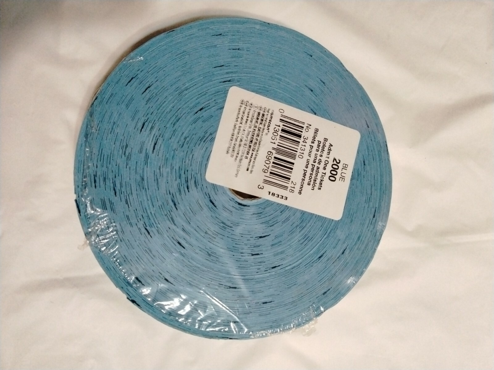 2000 Single Admit One Event Party Roll Raffle Tickets