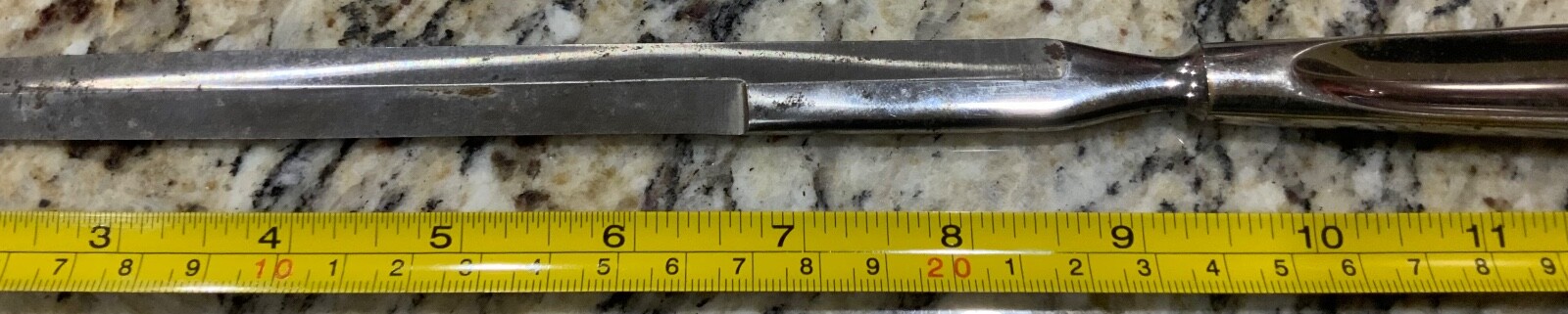 Tiemann 13.5” Fixed Blade Surgical Amputation Antique Medical Knife Tool