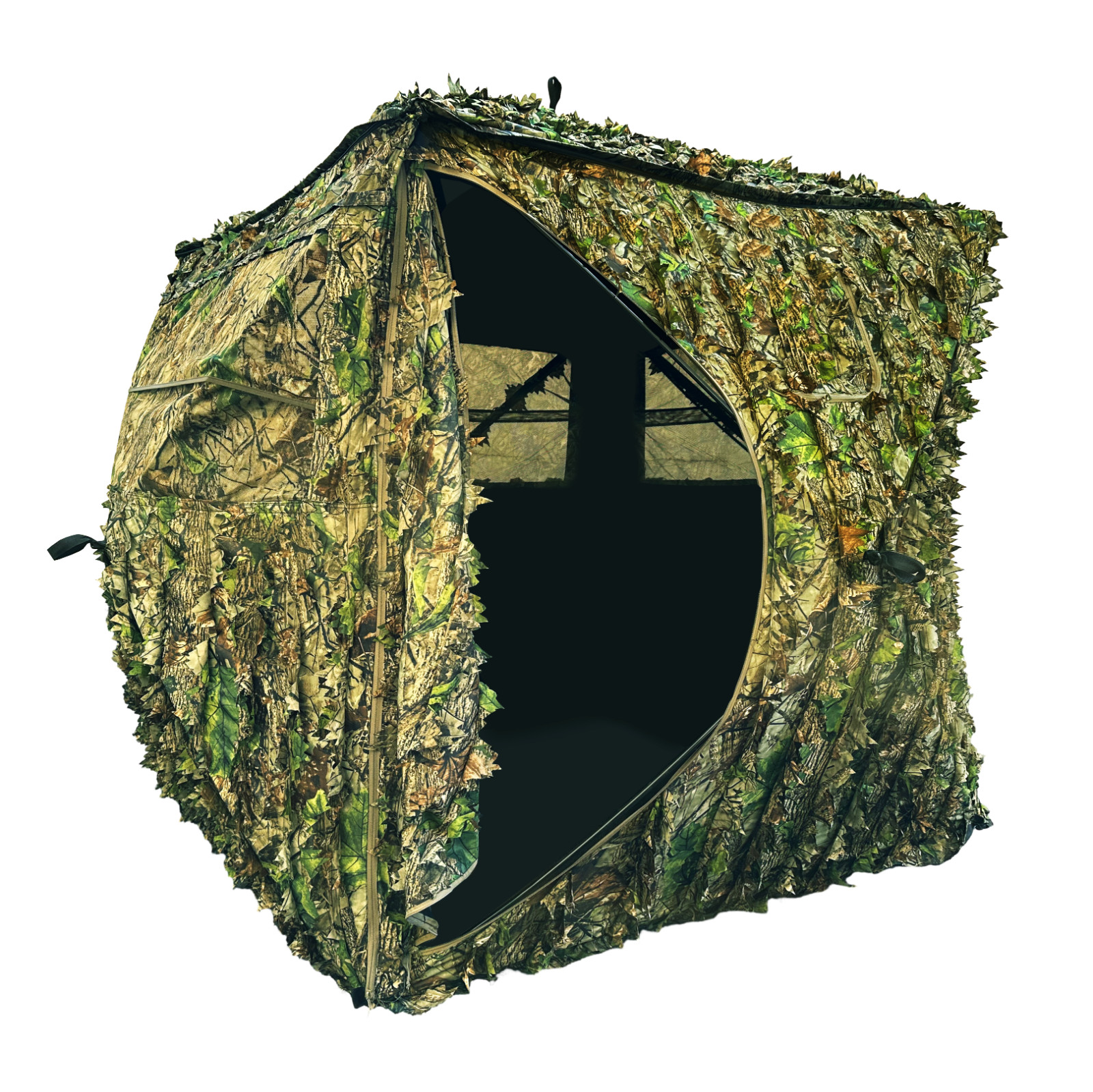 AYIN 3D Leaf Hunting Ground/Wall Blind Pop-Up Hub Blind for Turkey/Deer Hunting