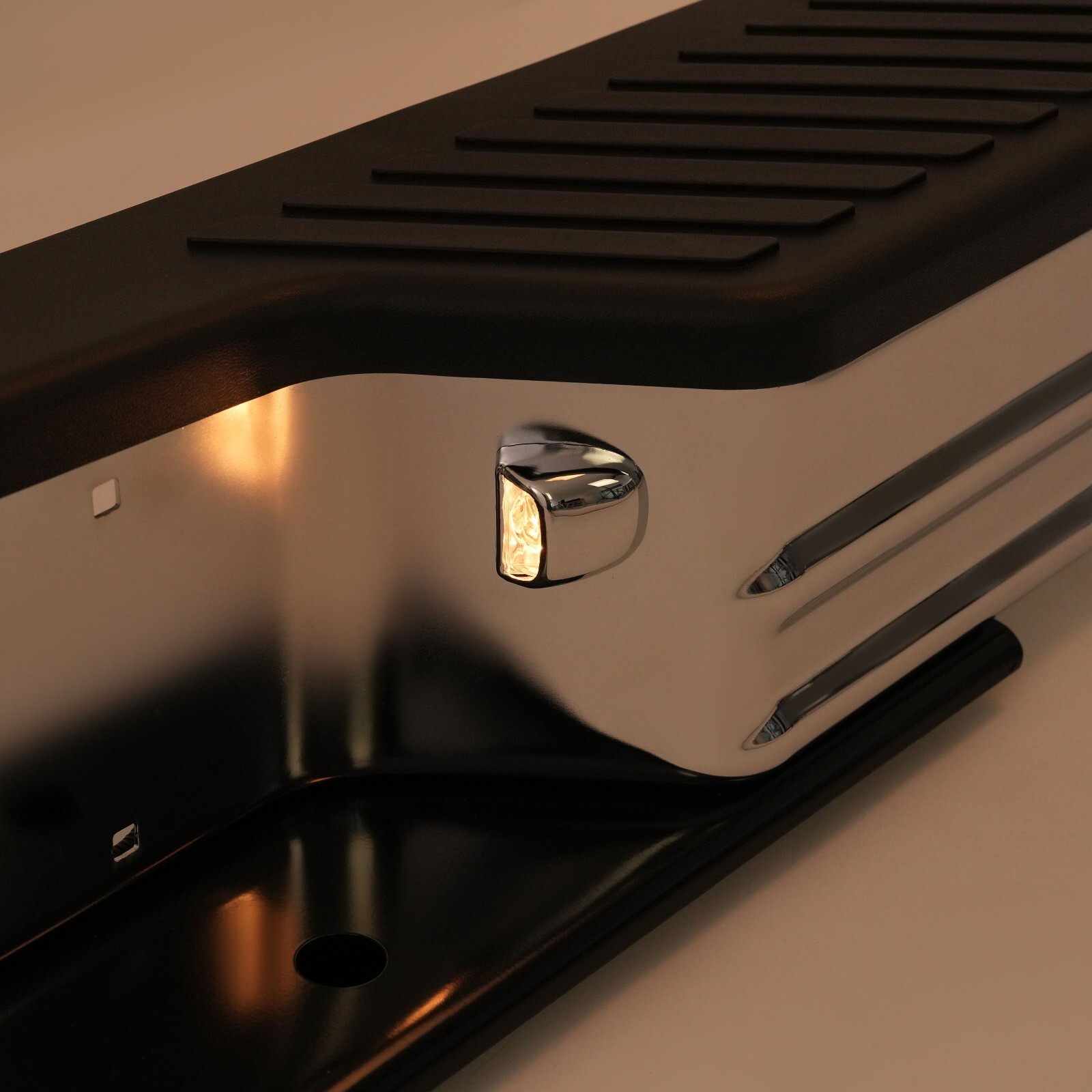 Chrome Step Rear Bumper Fleetside Universal Steel Powder Coated New