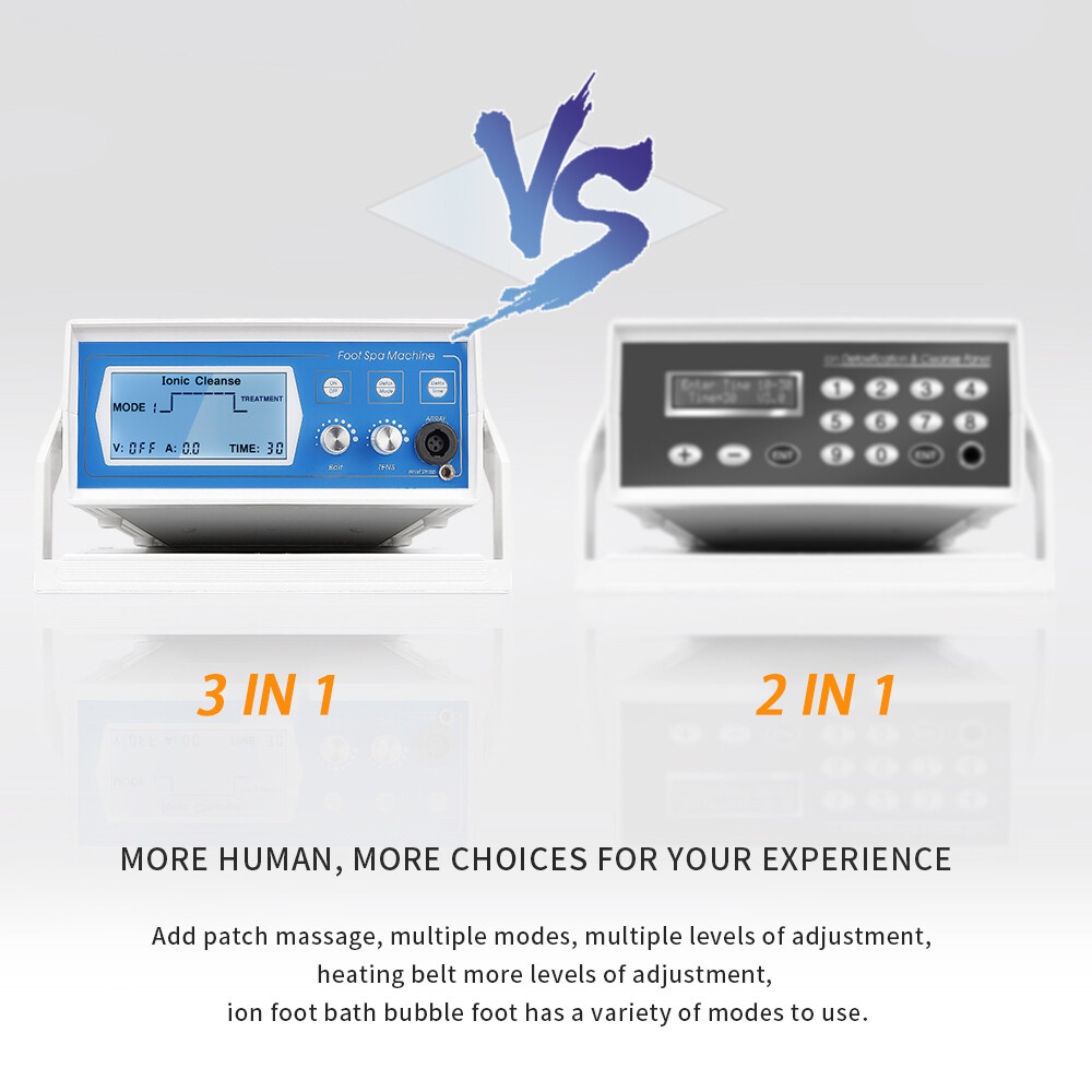 Ionic Detox Foot Spa Bath Machine Ion Cleanse for Home Use Massager Relief Pain
