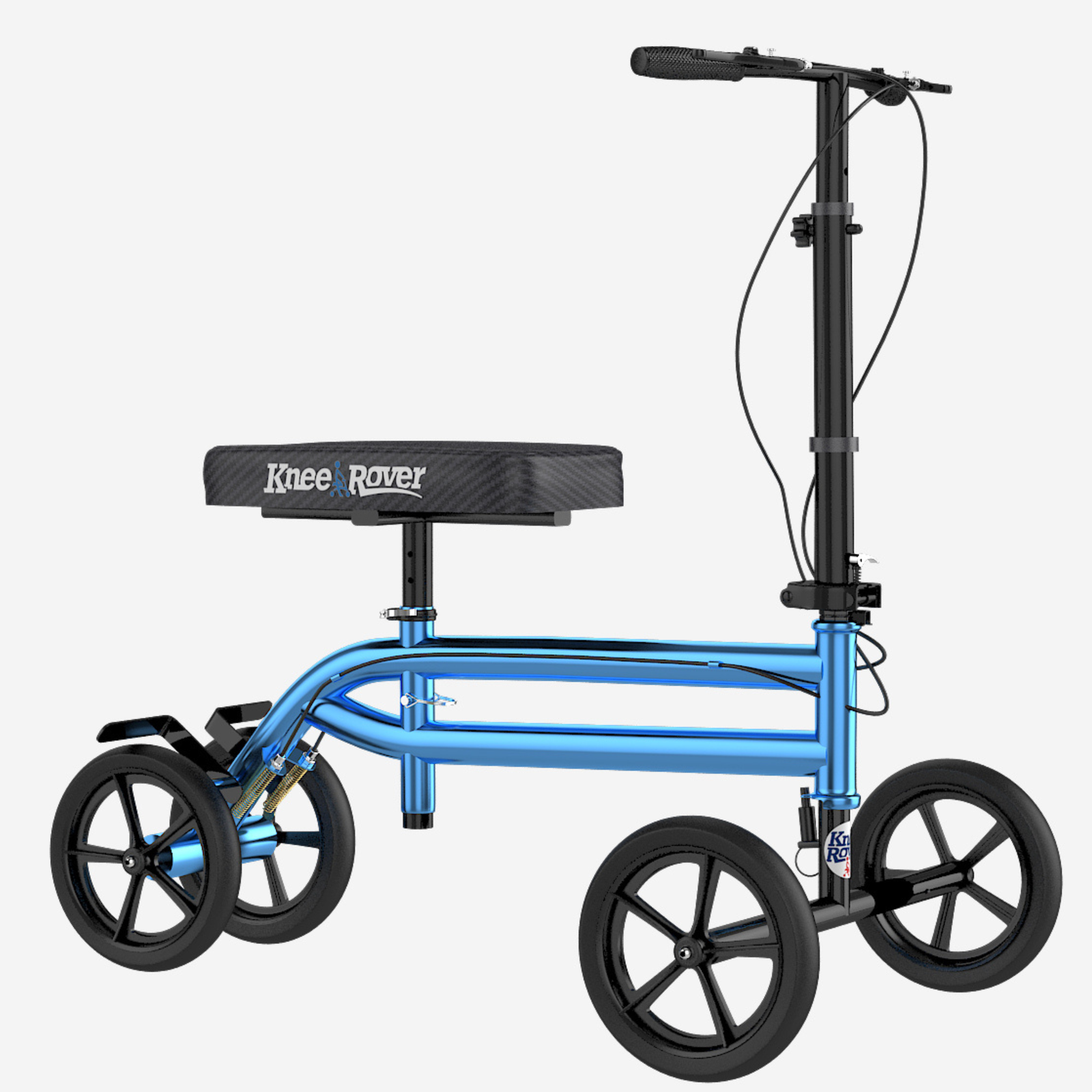 Economy KneeRover® Steerable Knee Walker Metallic Blue - Open Box