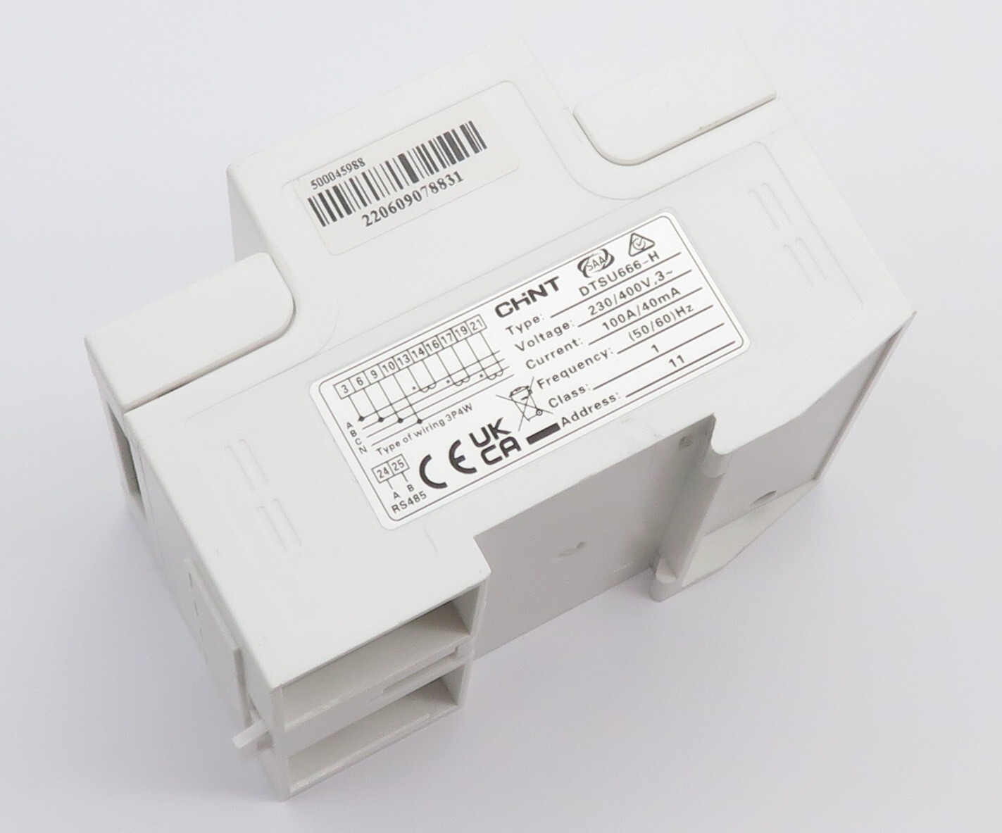 Smart Power Sensor Chint DTSU666-H Energy Meter 3~ Electricity Meter 100A 40mA UKCA