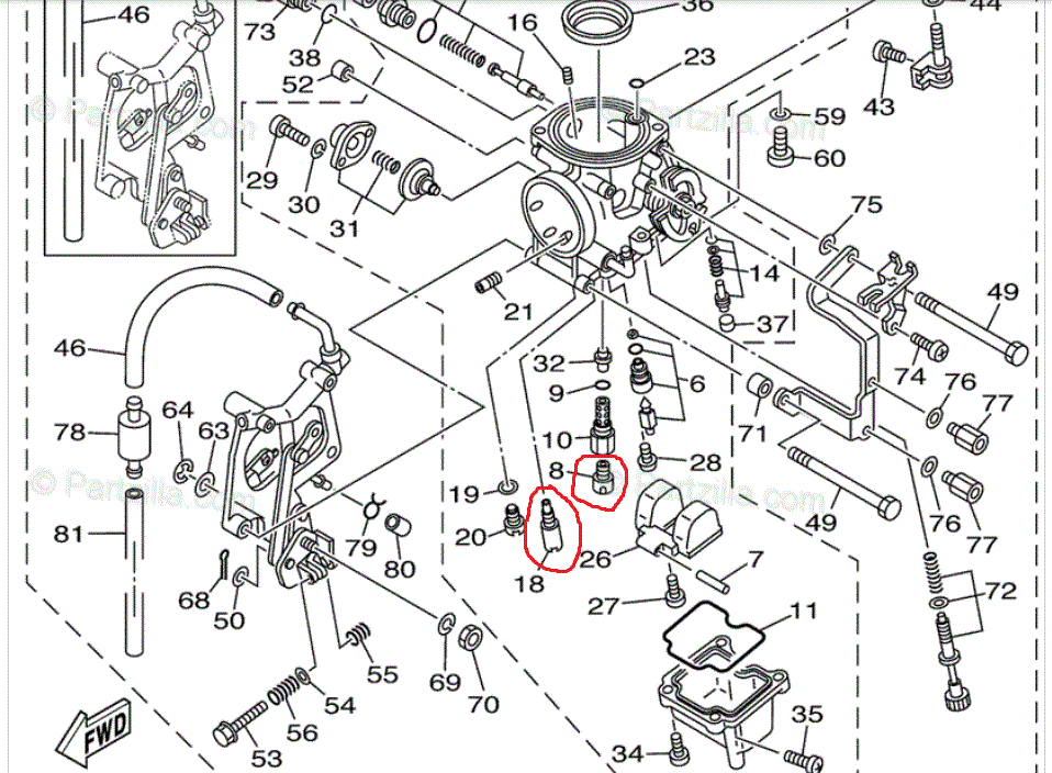 99-09 YAMAHA XVS1100 XVS 1100 V-STAR Carburetor multi stage jet kit #1 #2 #3 #4