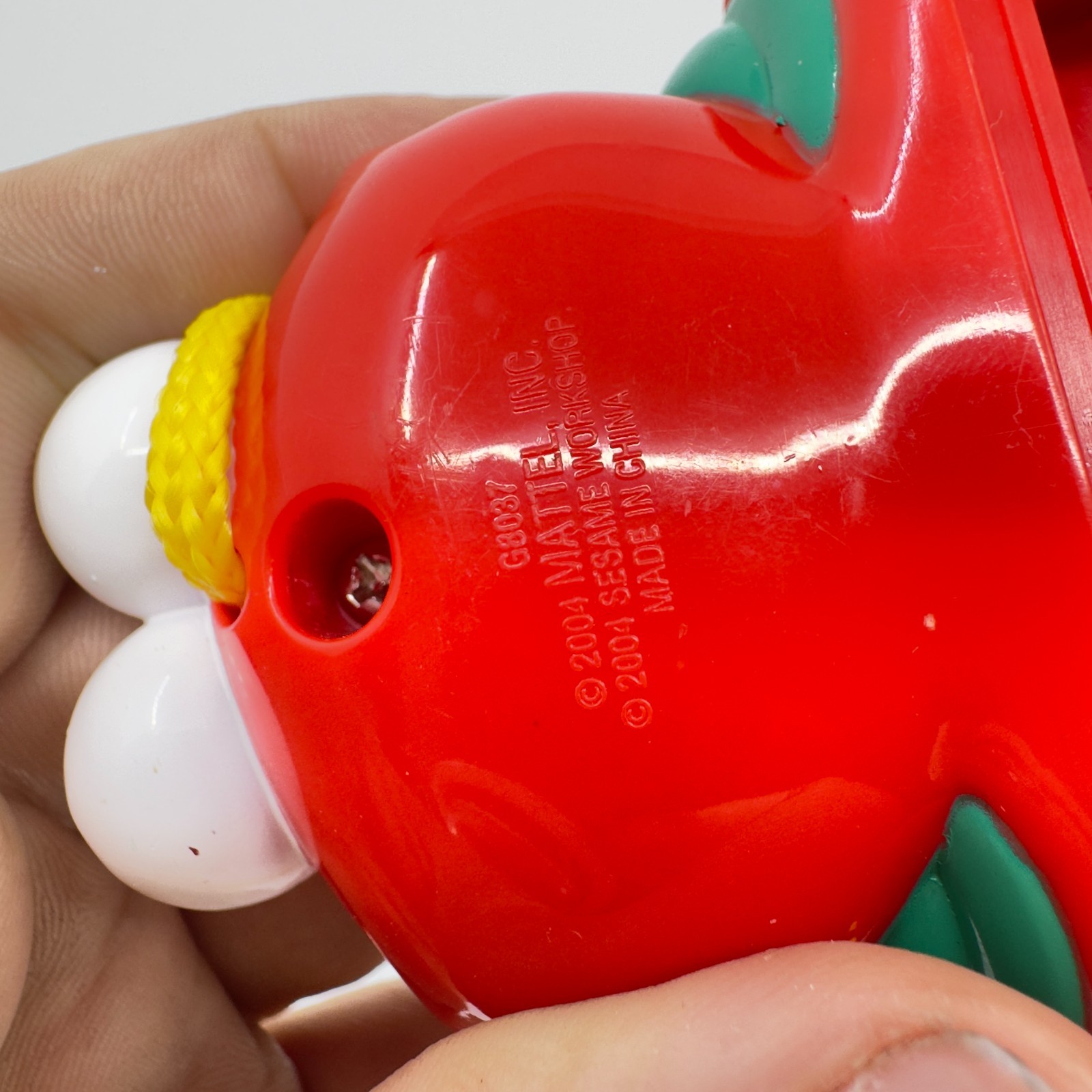 Vintage 2004 See 'N Say Junior Sesame Street ELMO Clip Toy Mattel Sound Works