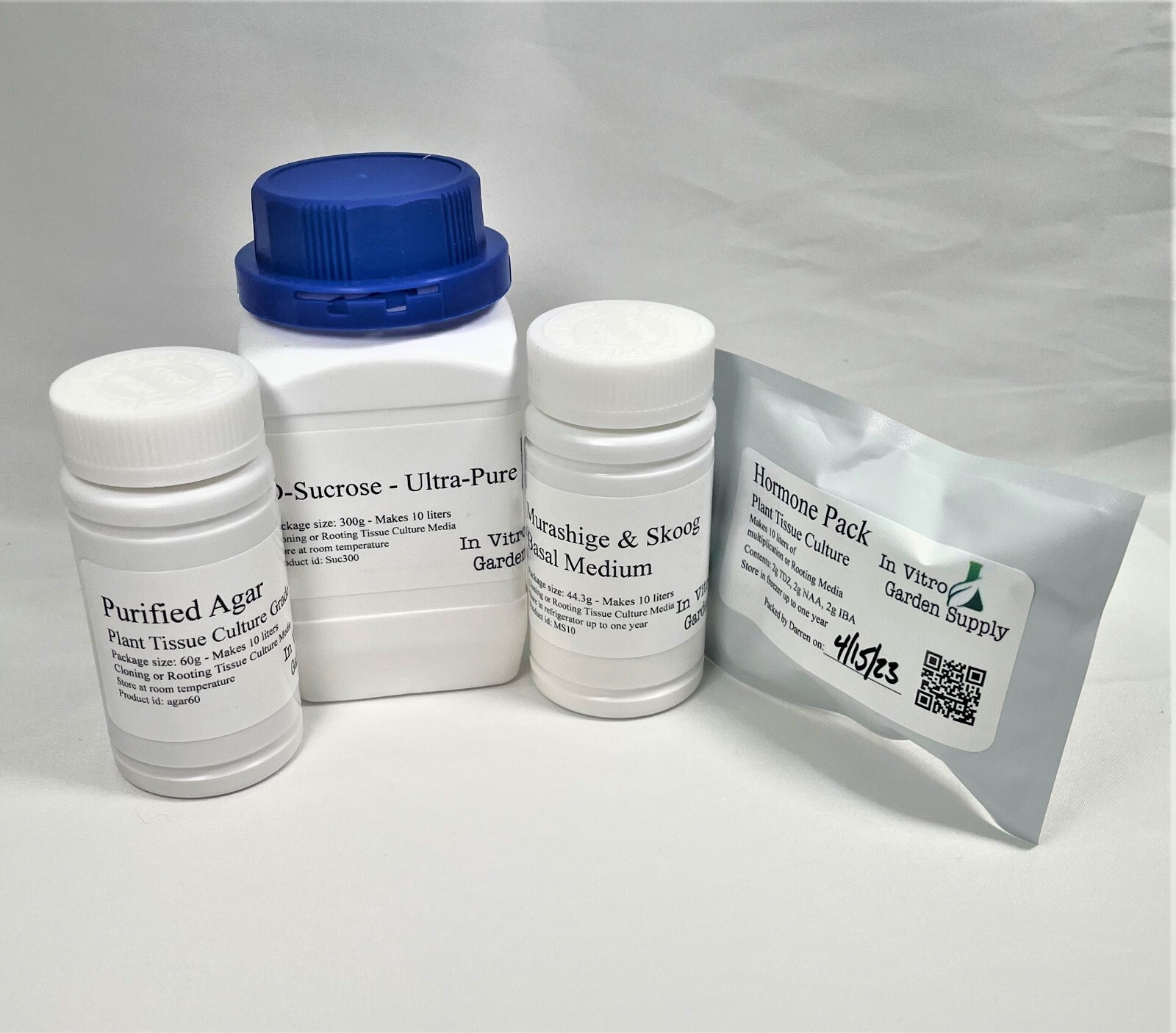 Plant Tissue Culture Media Kit - Makes 10 Liters of Medium