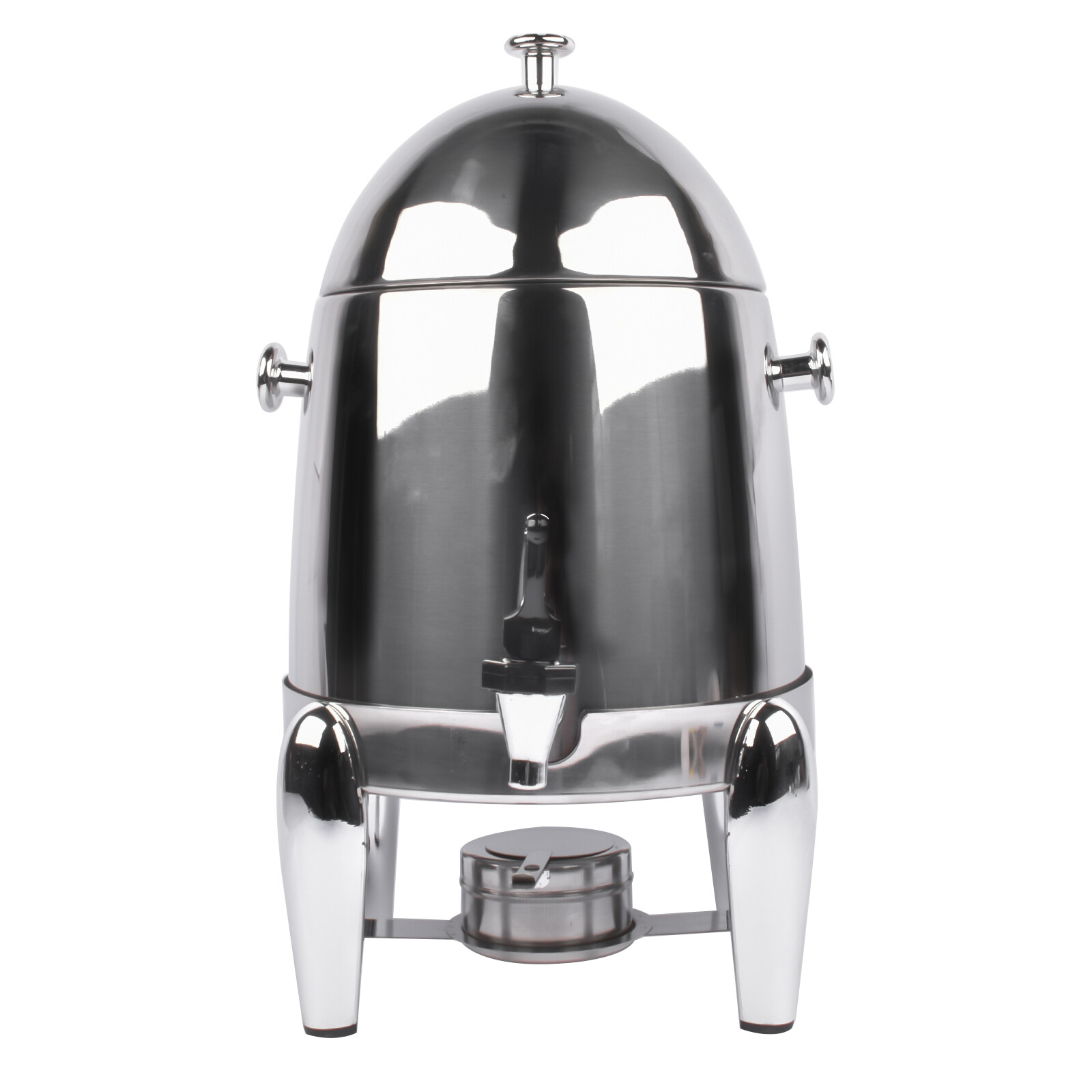 Stainless steel Beverage Dispenser for Hot & Cold Drinks with Ice Core and Stand