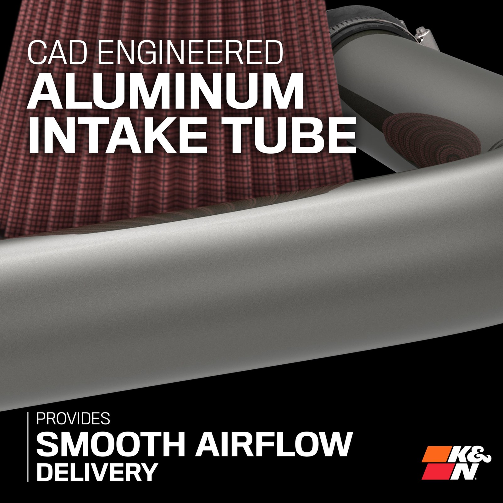 K&N 69-1510TC Performance Cold Air Intake System Kit for 22-25 Honda Civic 2.0L