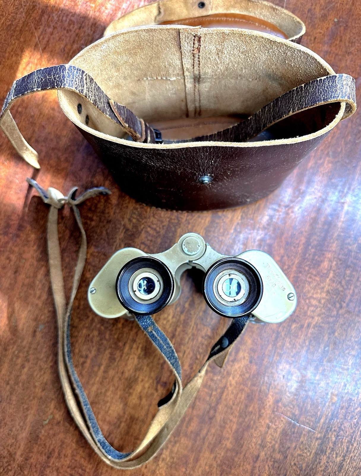 Dienstglas 6x30 DDX Desert Tan German Infantry WWll Binoculars SN 337732
