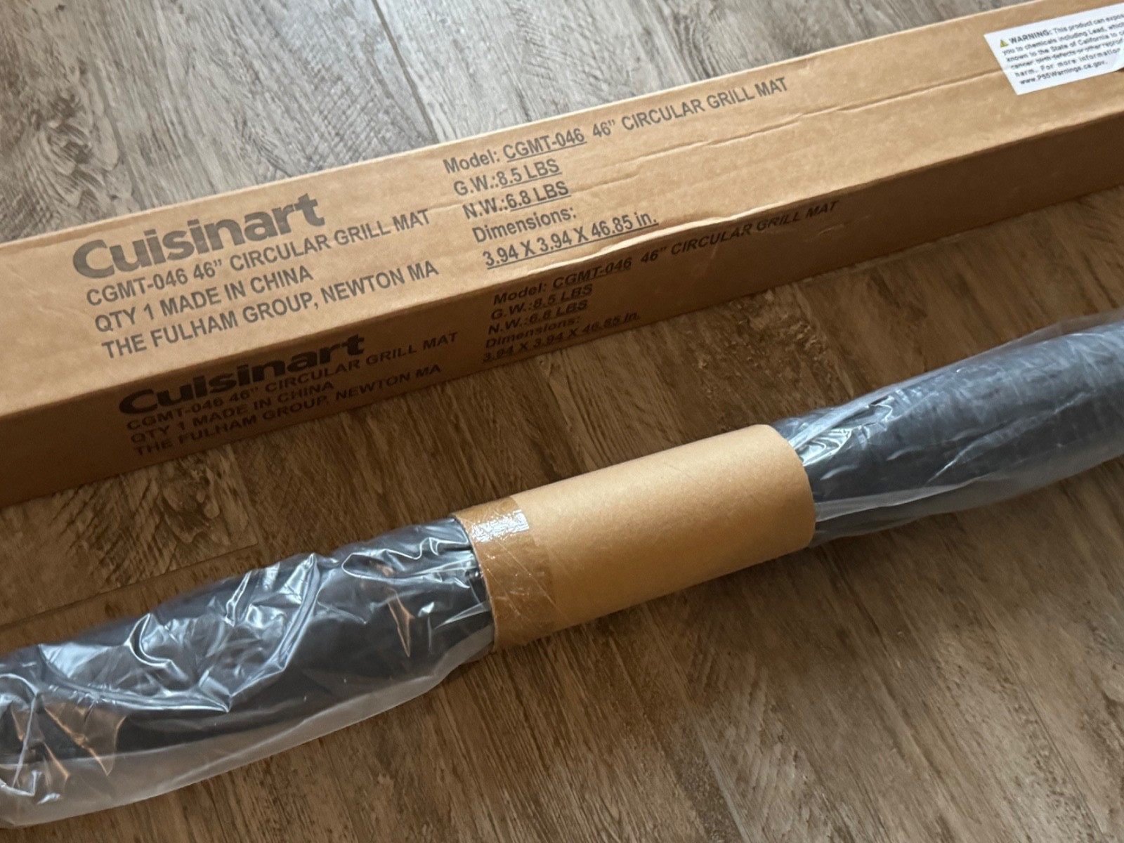 CUISINART 46" CIRCULAR GRILL MAT CGMT-046 NEW IN BOX