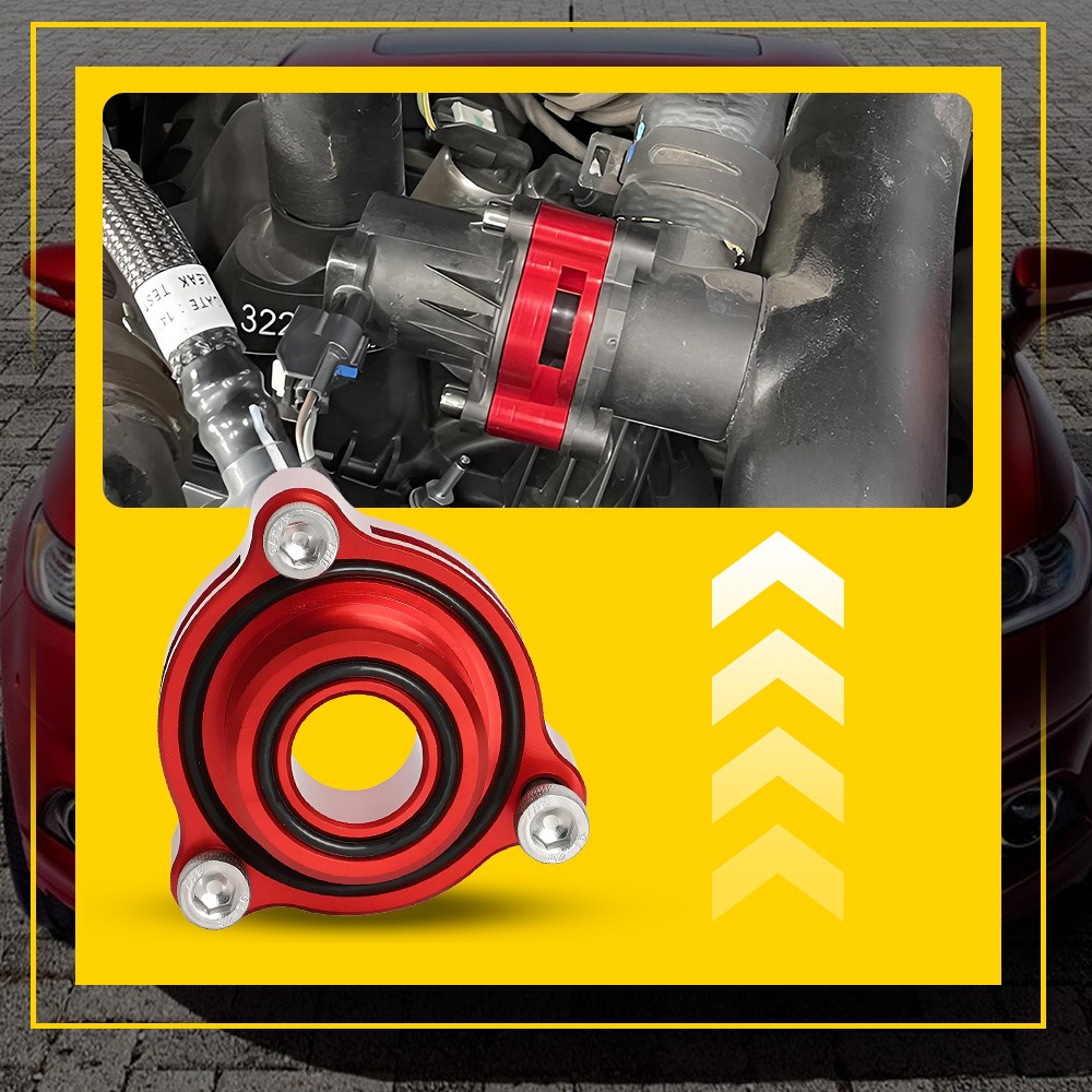 Billet Blow Off Valve Adapter For Chevy Silverado GM Sierra 2.7L Turbo 2019-2023